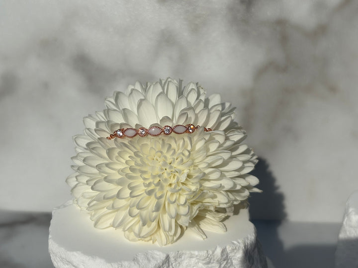 Marquise Memorial Bracelet - Custom Keepsake Jewelry - Ashes Cremation