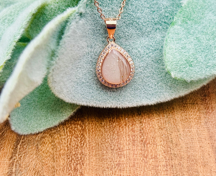 The Memory Pendant - Custom Cremation Necklace for Ashes, Hair, or Flowers - Cremation Keepsake