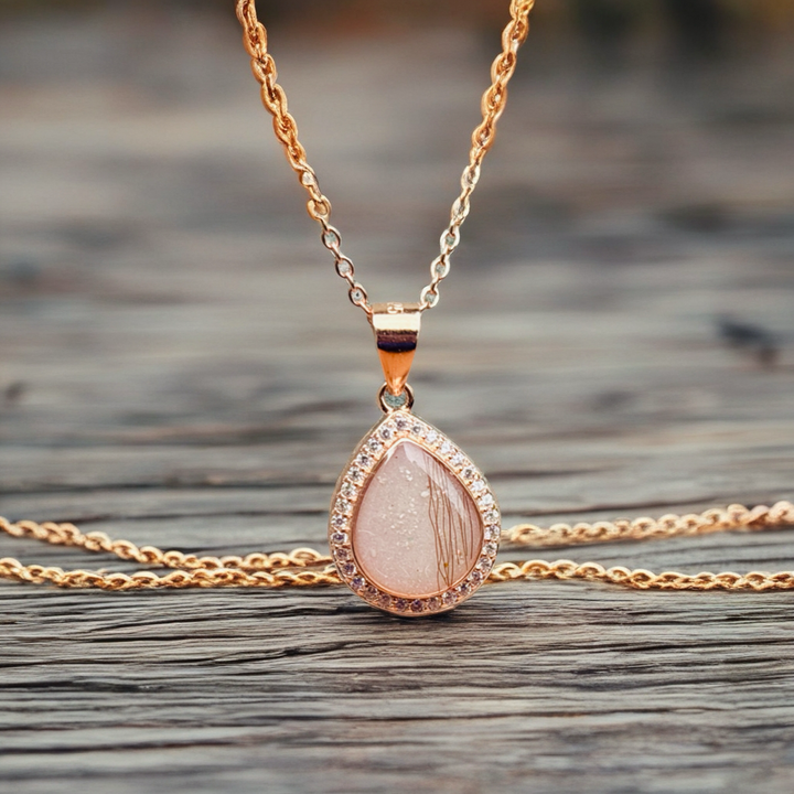 Custom memorial jewelry with ashes inclusion