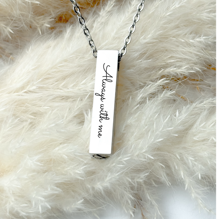 Custom memorial jewelry with ashes inclusion