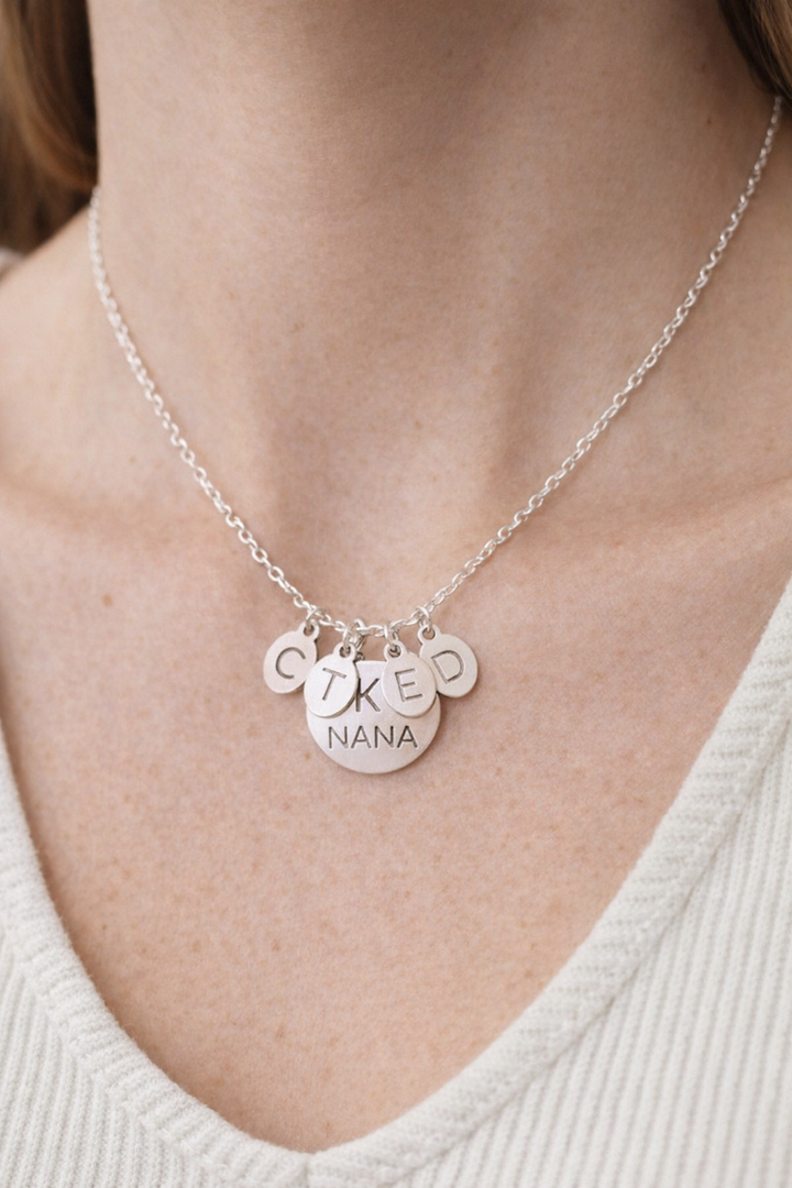 Personalized Initial Necklace - Waterproof Jewelry
