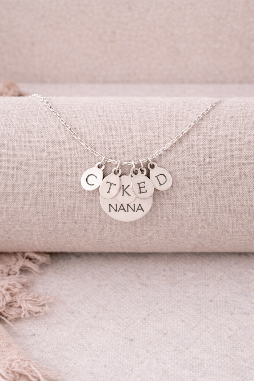 Personalized Initial Necklace - Waterproof Jewelry