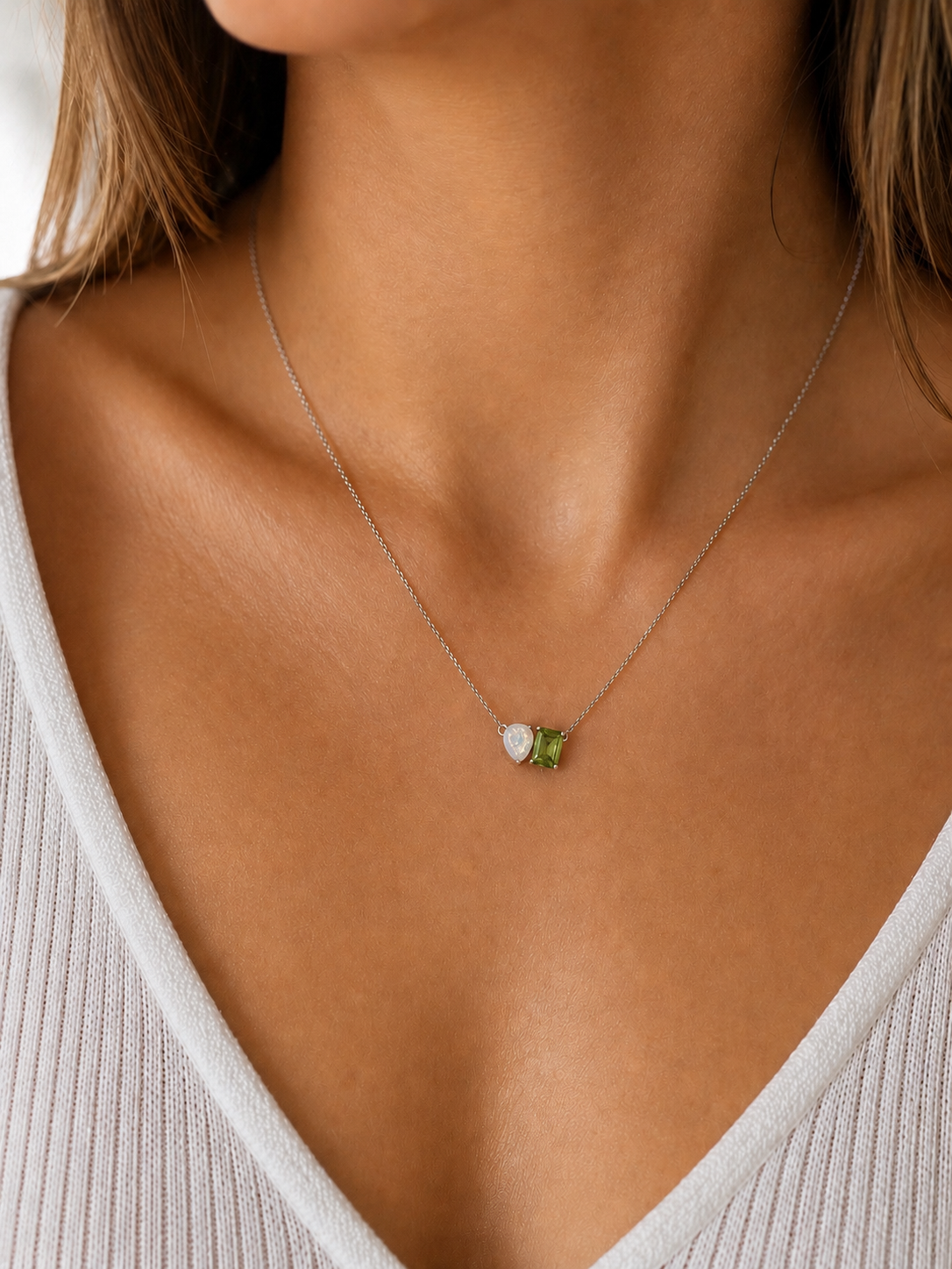 Toi et Moi Keepsake Necklace