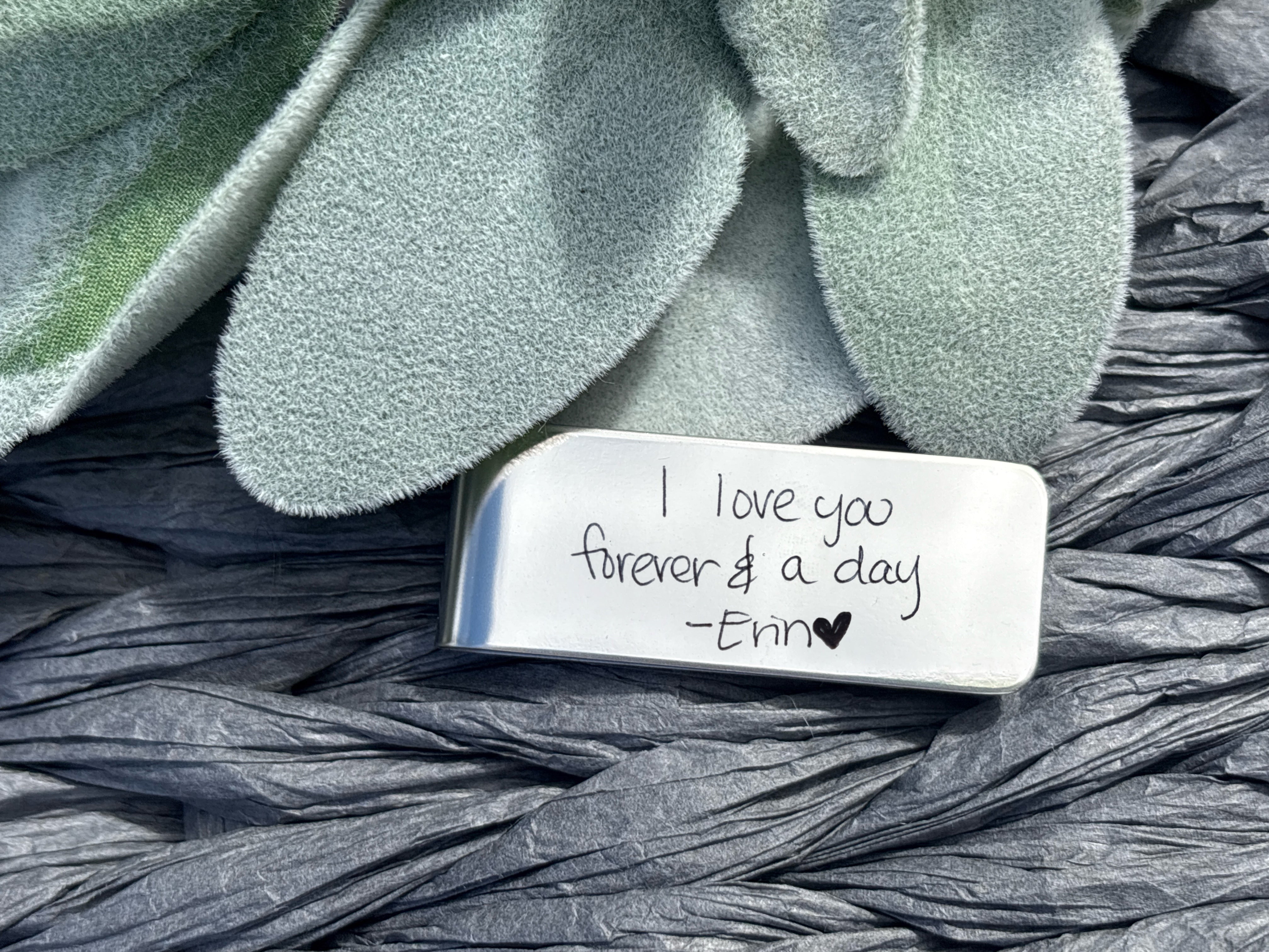 Engraved Money Clip - Personalized Wallet Alternative for Him