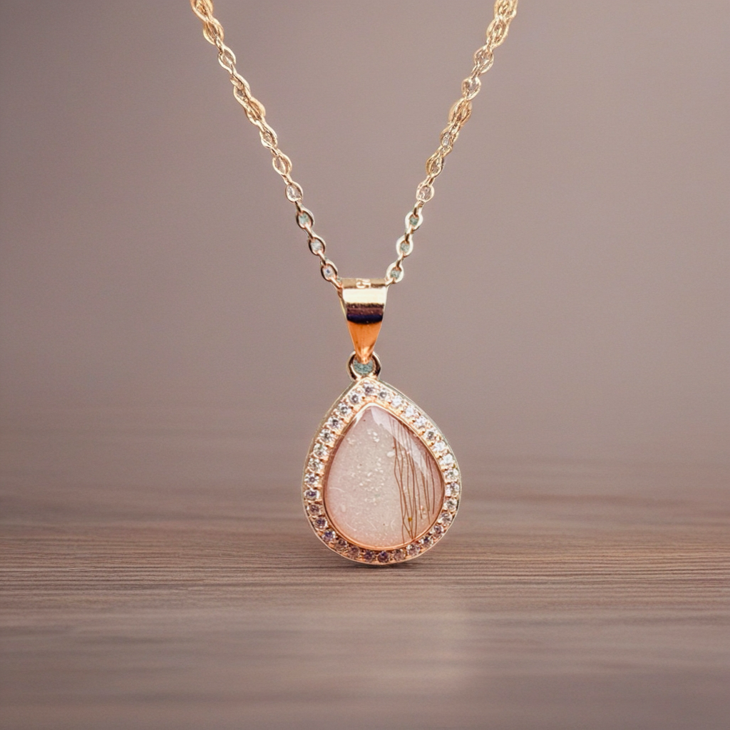 The Memory Pendant - Custom Cremation Necklace for Ashes, Hair, or Flowers - Cremation Keepsake