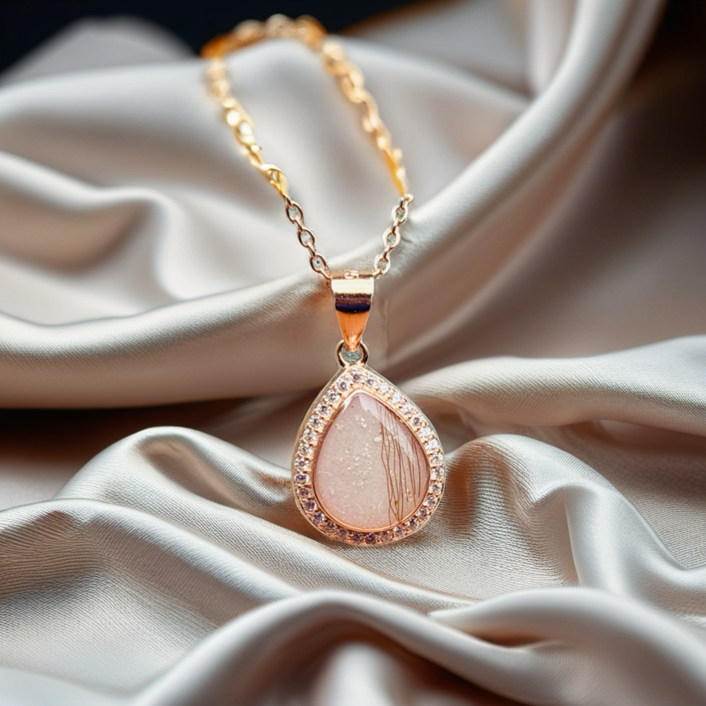 The Memory Pendant - Custom Cremation Necklace for Ashes, Hair, or Flowers - Cremation Keepsake