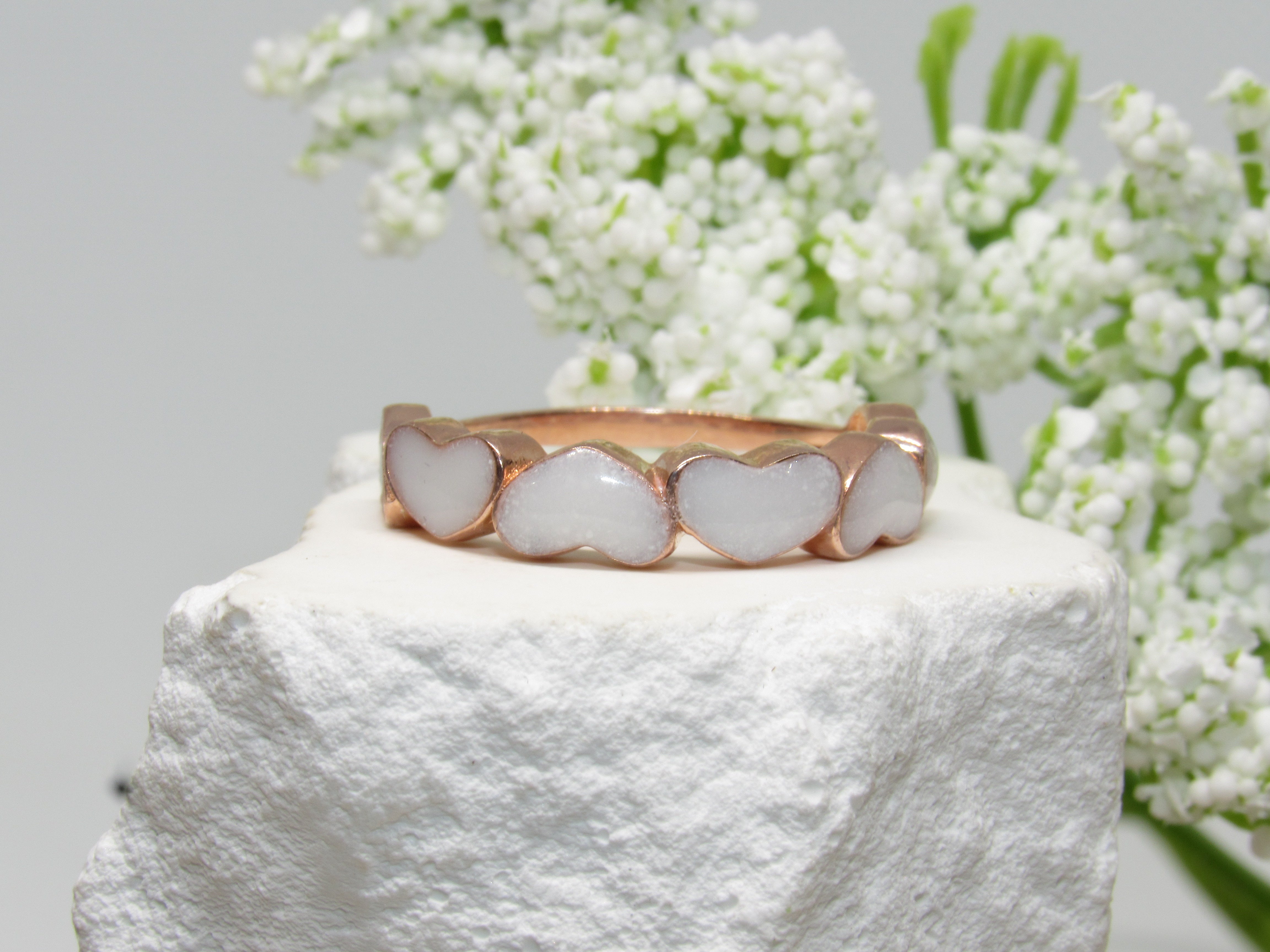 Forever in My Heart Ashes Ring- Personalized Cremation Keepsake Jewelry - Heart Memorial Ring