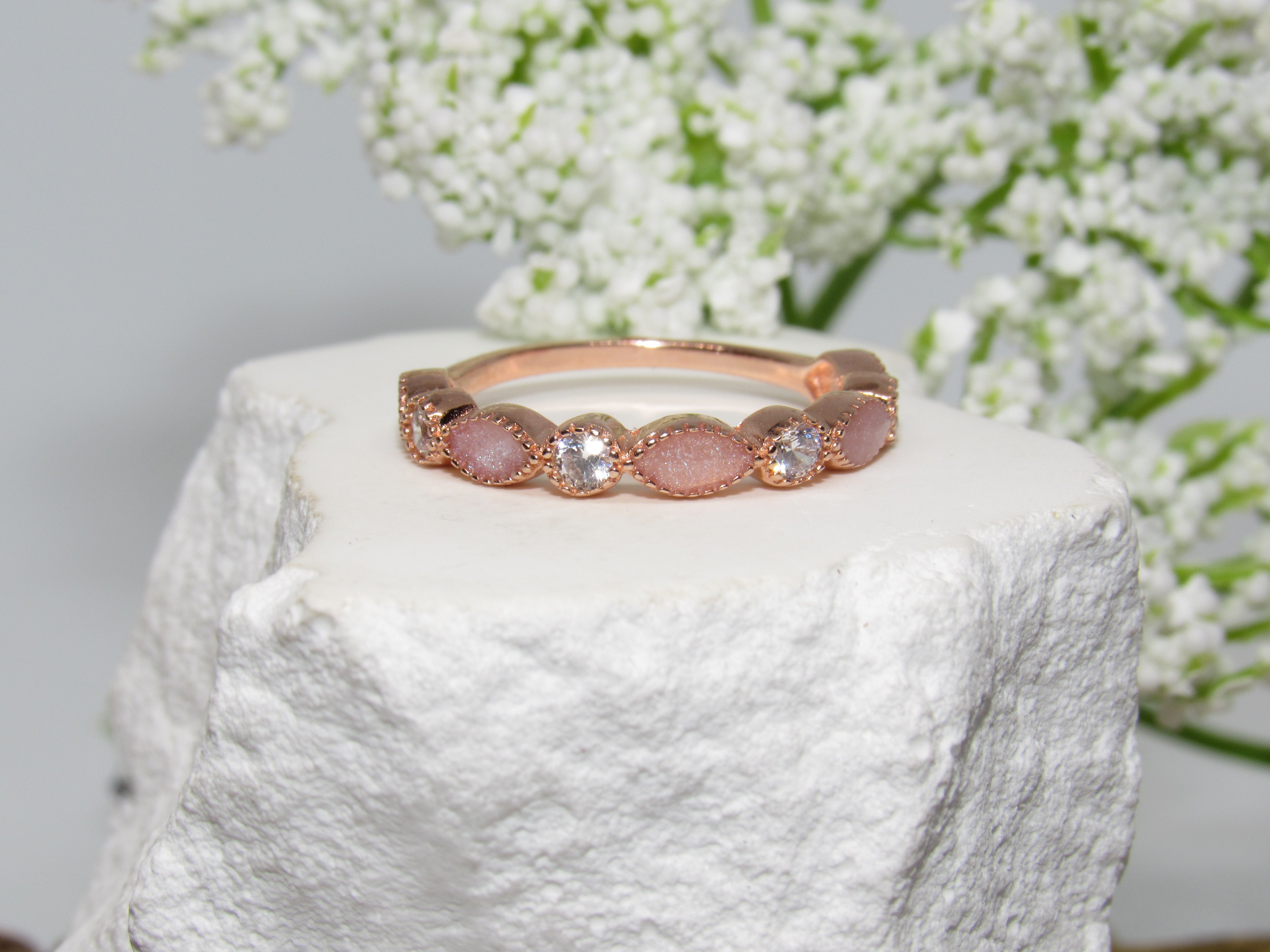 Eternity Band - Keepsake Ring for Ashes or Florals
