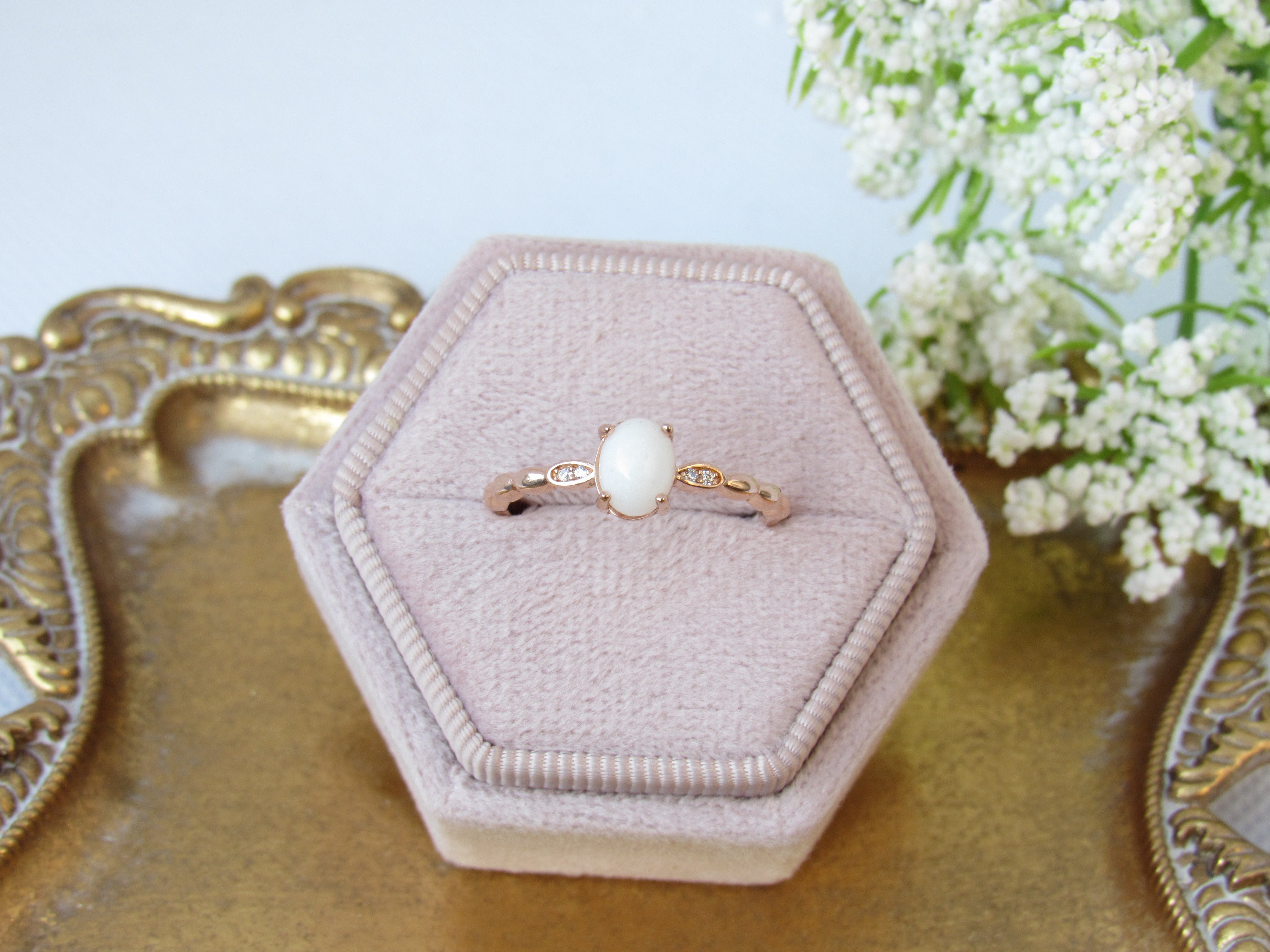 Elegant Oval Ring - Minimalist Memorial or Keepsake Ring