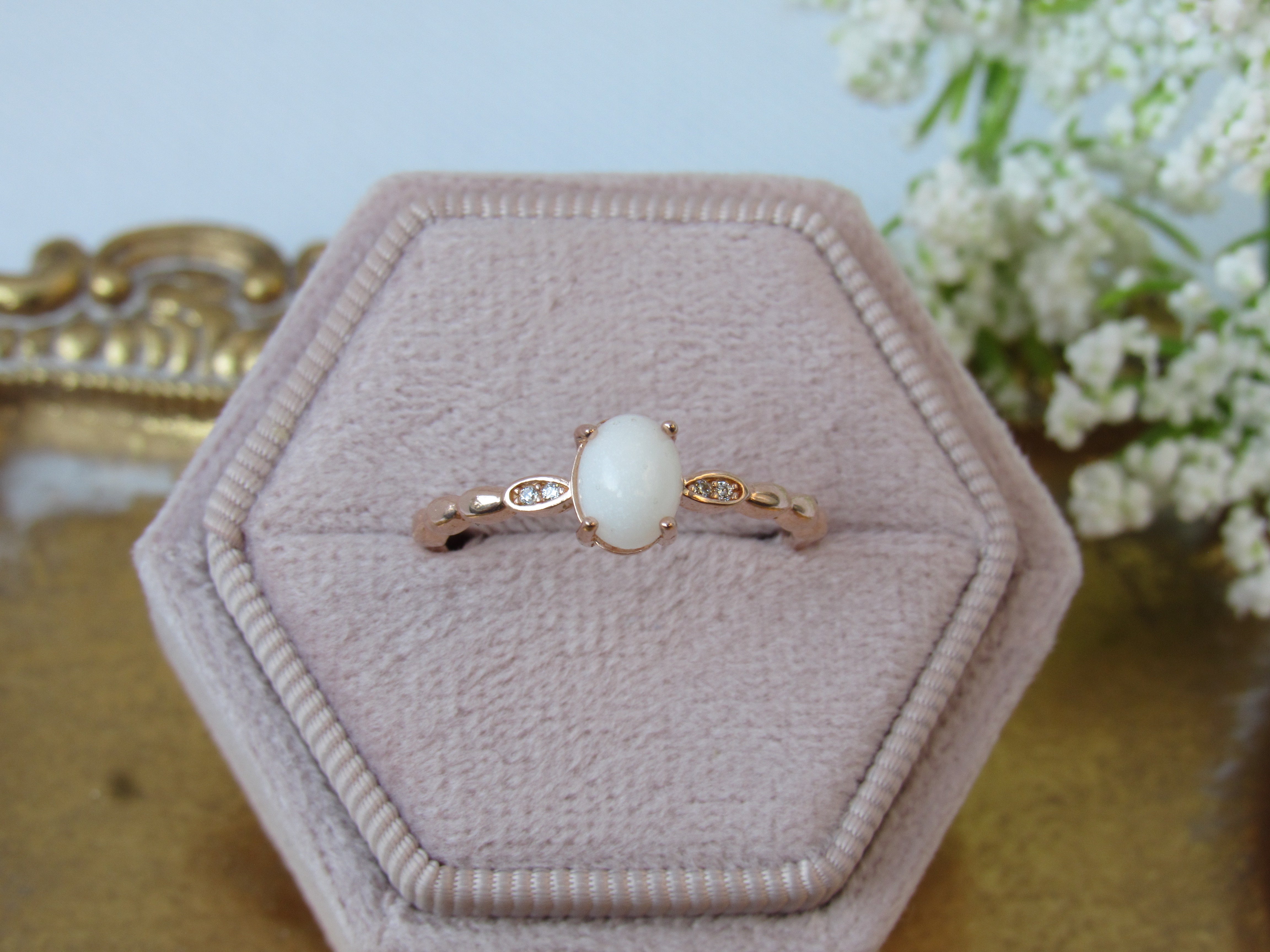 Elegant Oval Ring - Minimalist Memorial or Keepsake Ring