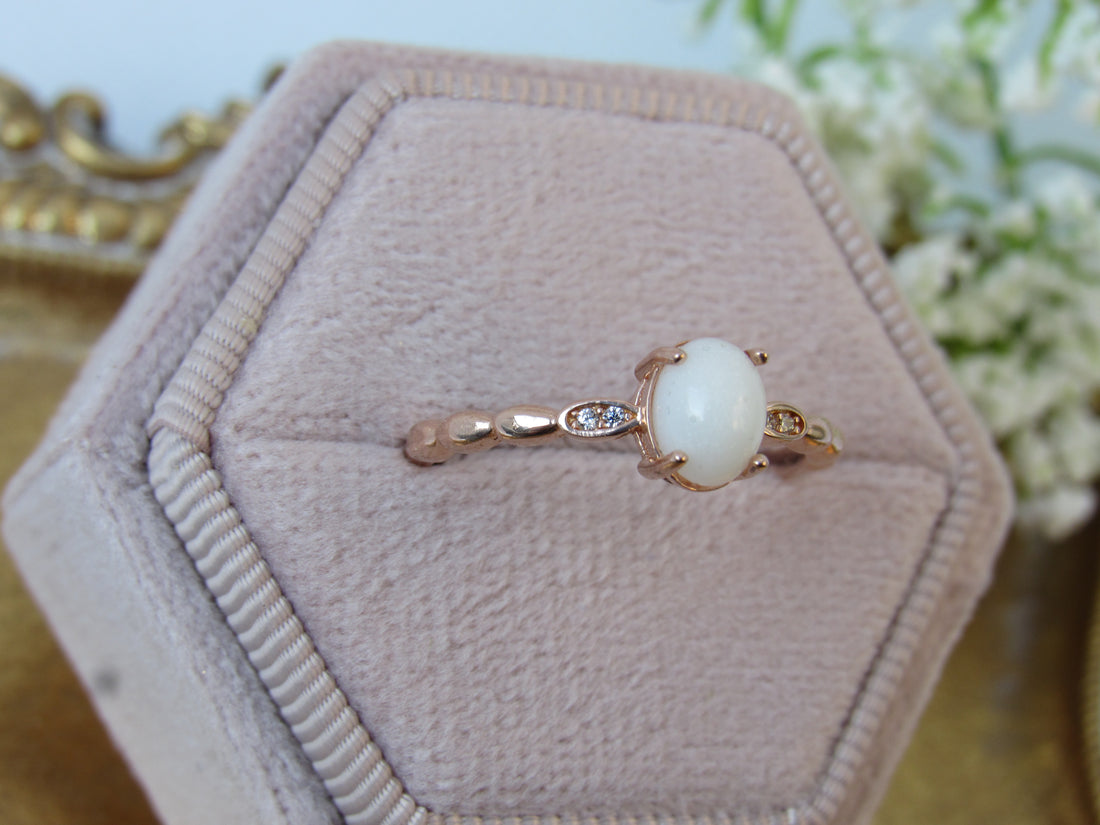 Elegant Oval Ring - Minimalist Memorial or Keepsake Ring