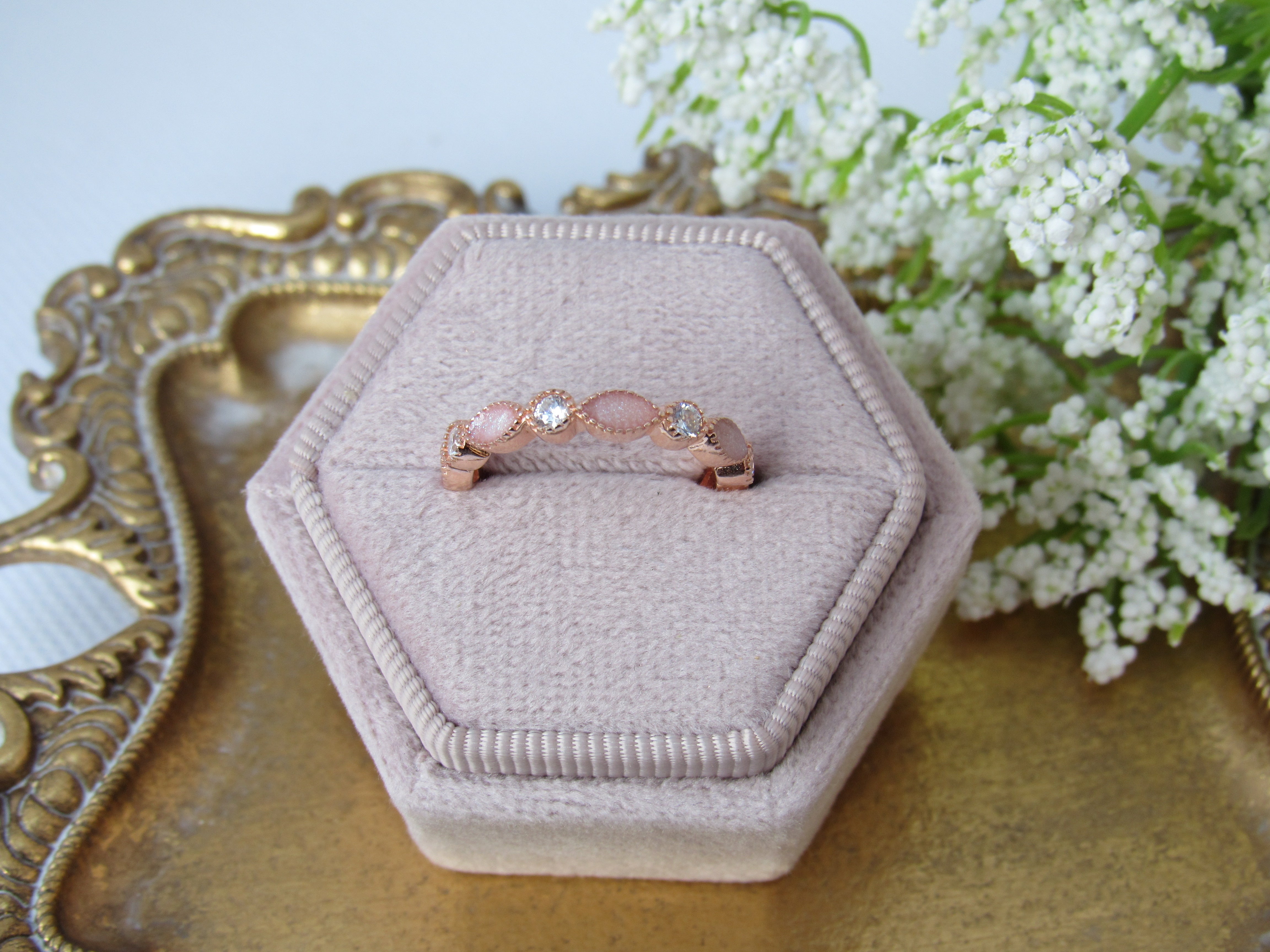 Eternity Band - Keepsake Ring for Ashes or Florals