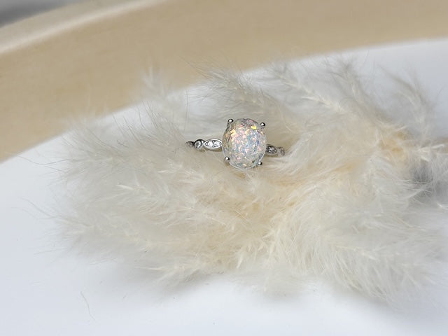 Classic Oval Ring - Keepsake for Ashes, Flowers, or Breastmilk