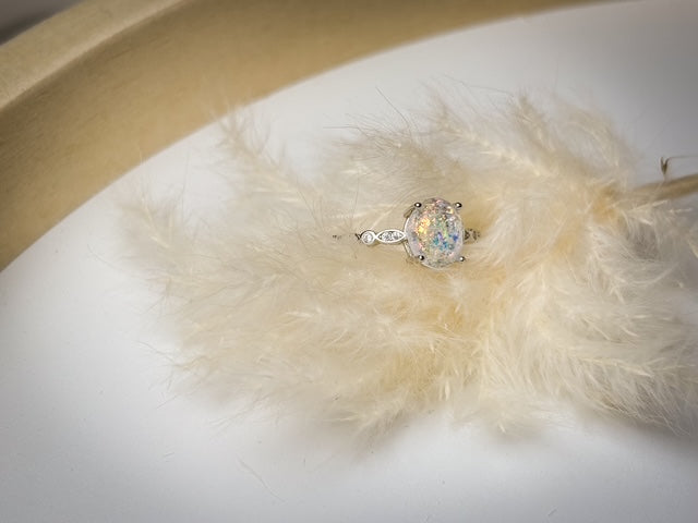 Classic Oval Ring - Keepsake for Ashes, Flowers, or Breastmilk