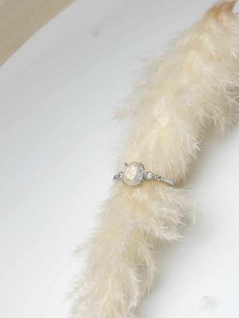 Crystal Keepsake Ring - Ashes or Breastmilk Memorial Jewelry