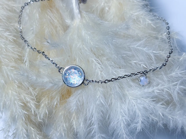 Donna Memorial Bracelet - Ashes, Hair, or Breastmilk Keepsake