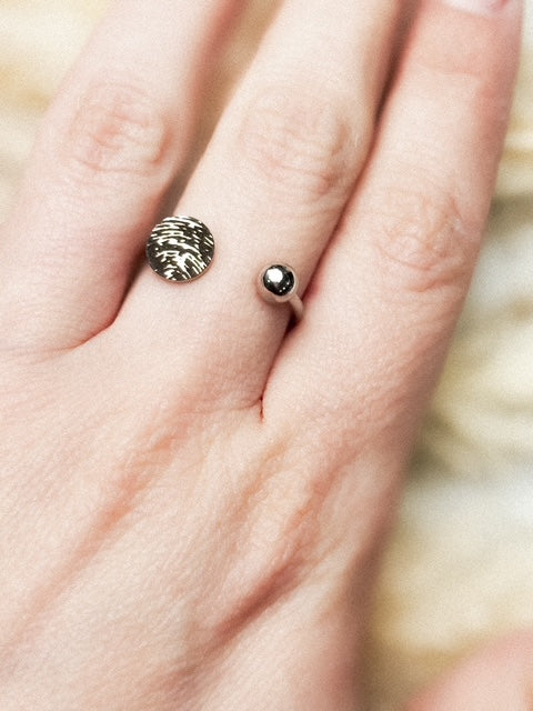 Fingerprint Ring - Custom Engraved Memorial Jewelry