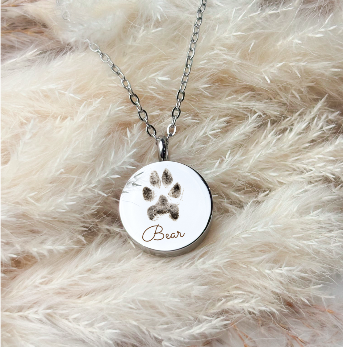 Circle Urn Necklace - Cremation Jewelry for Ashes