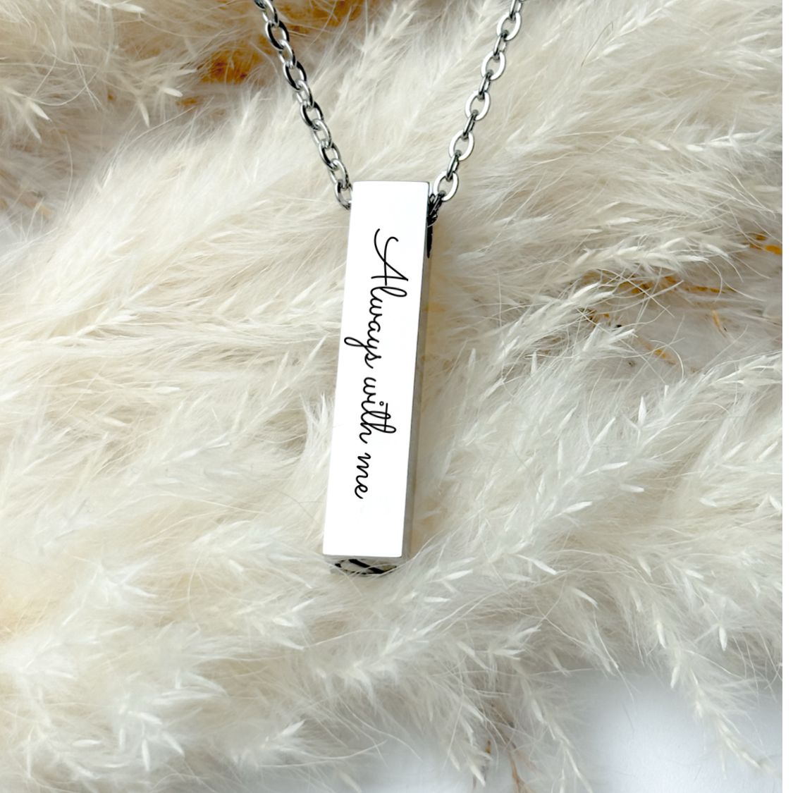 Custom memorial jewelry with ashes inclusion