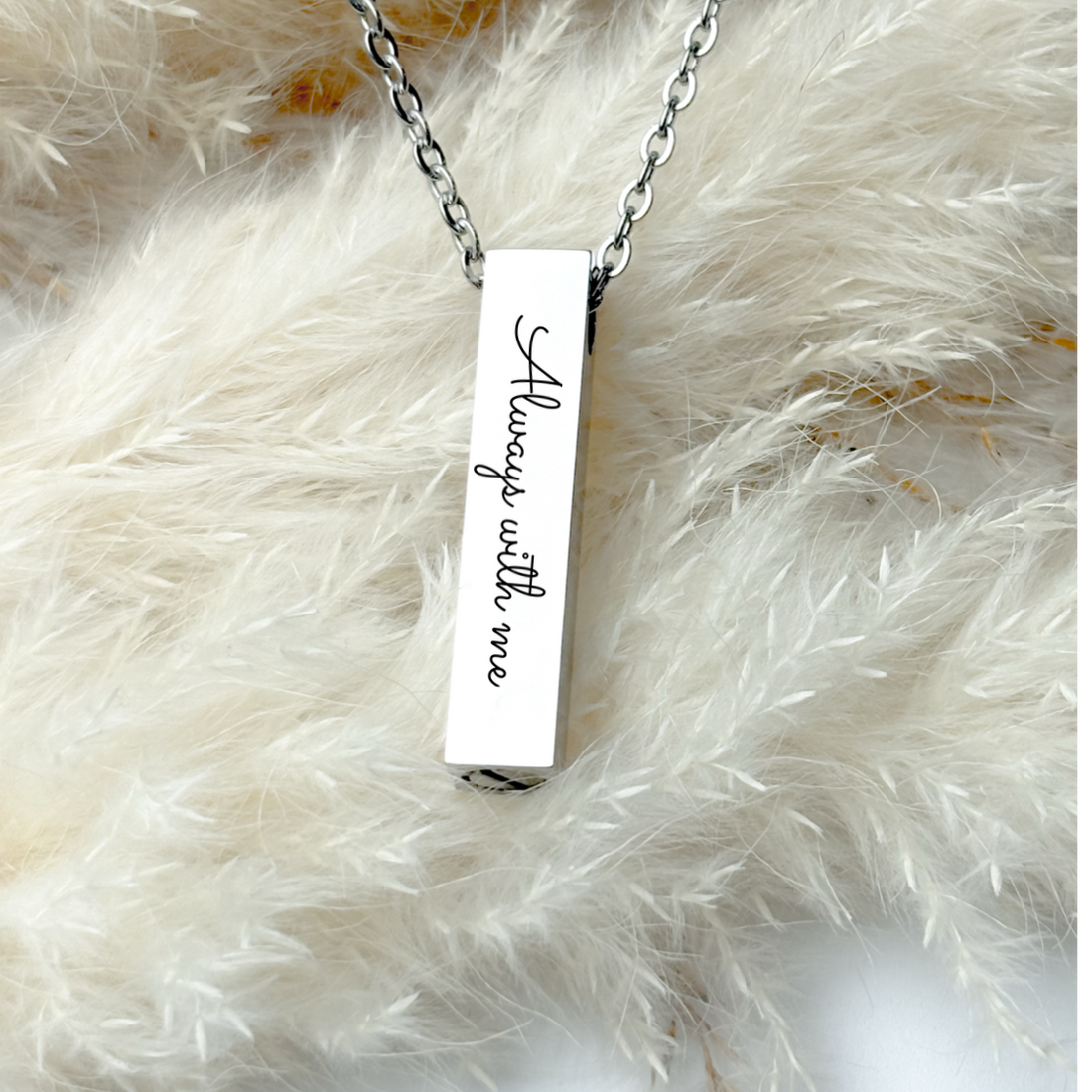 Vertical Urn Bar Necklace