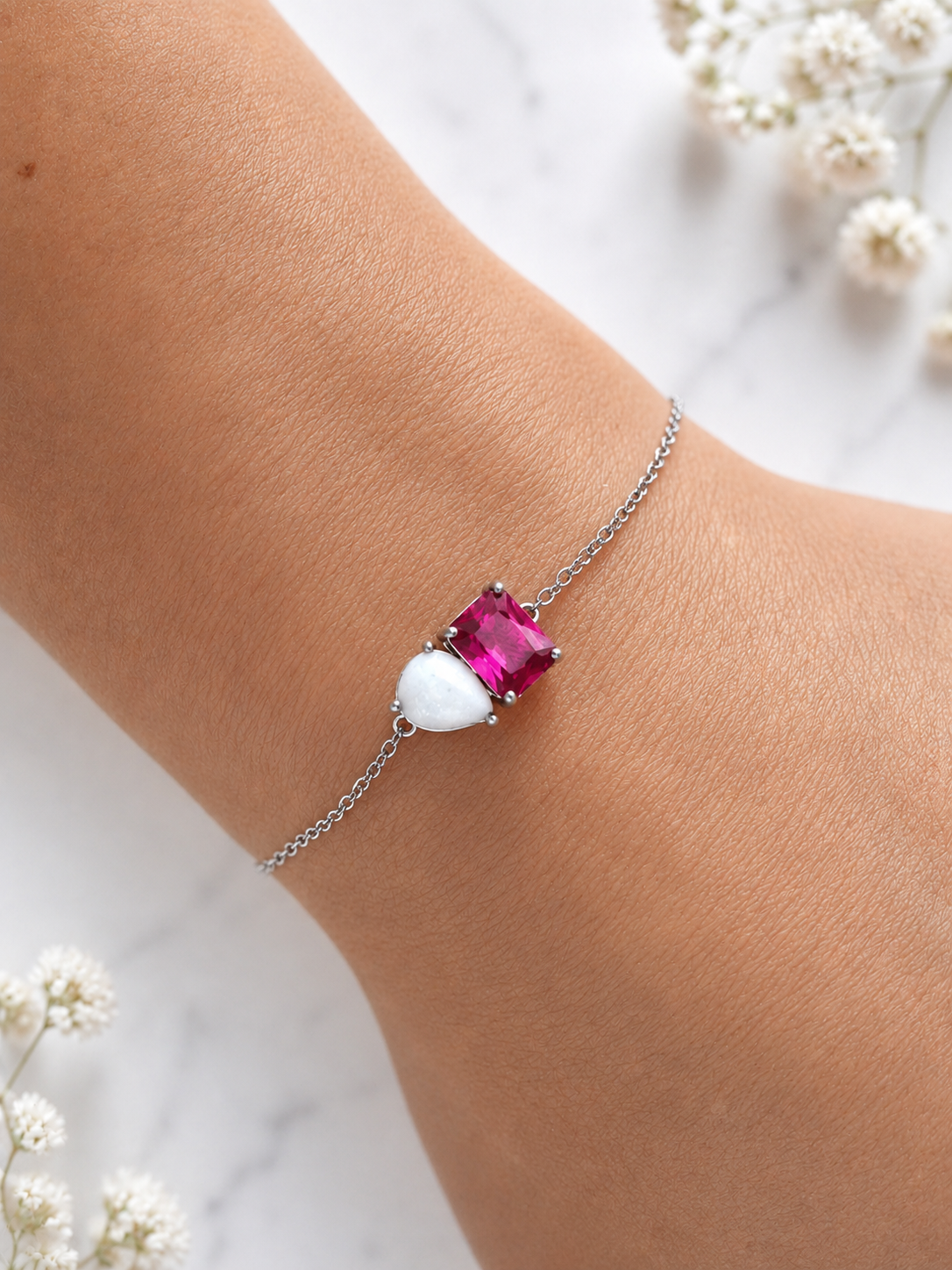 Toi et Moi Breastmilk Bracelet