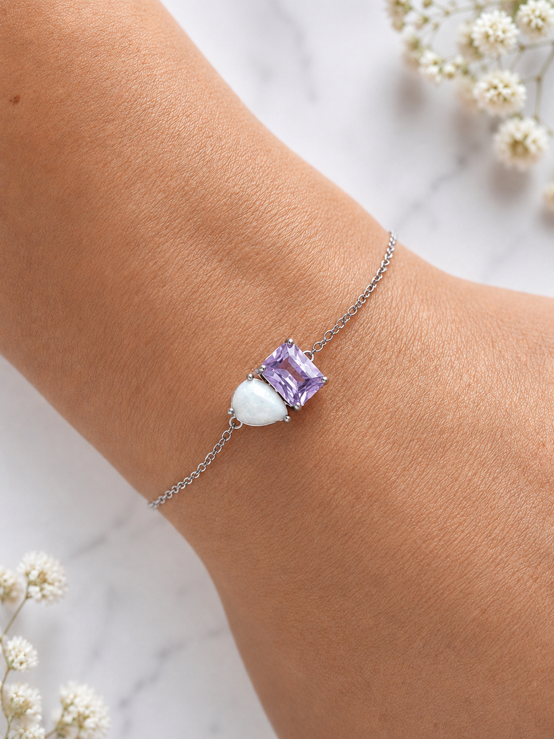 Toi et Moi Breastmilk Bracelet