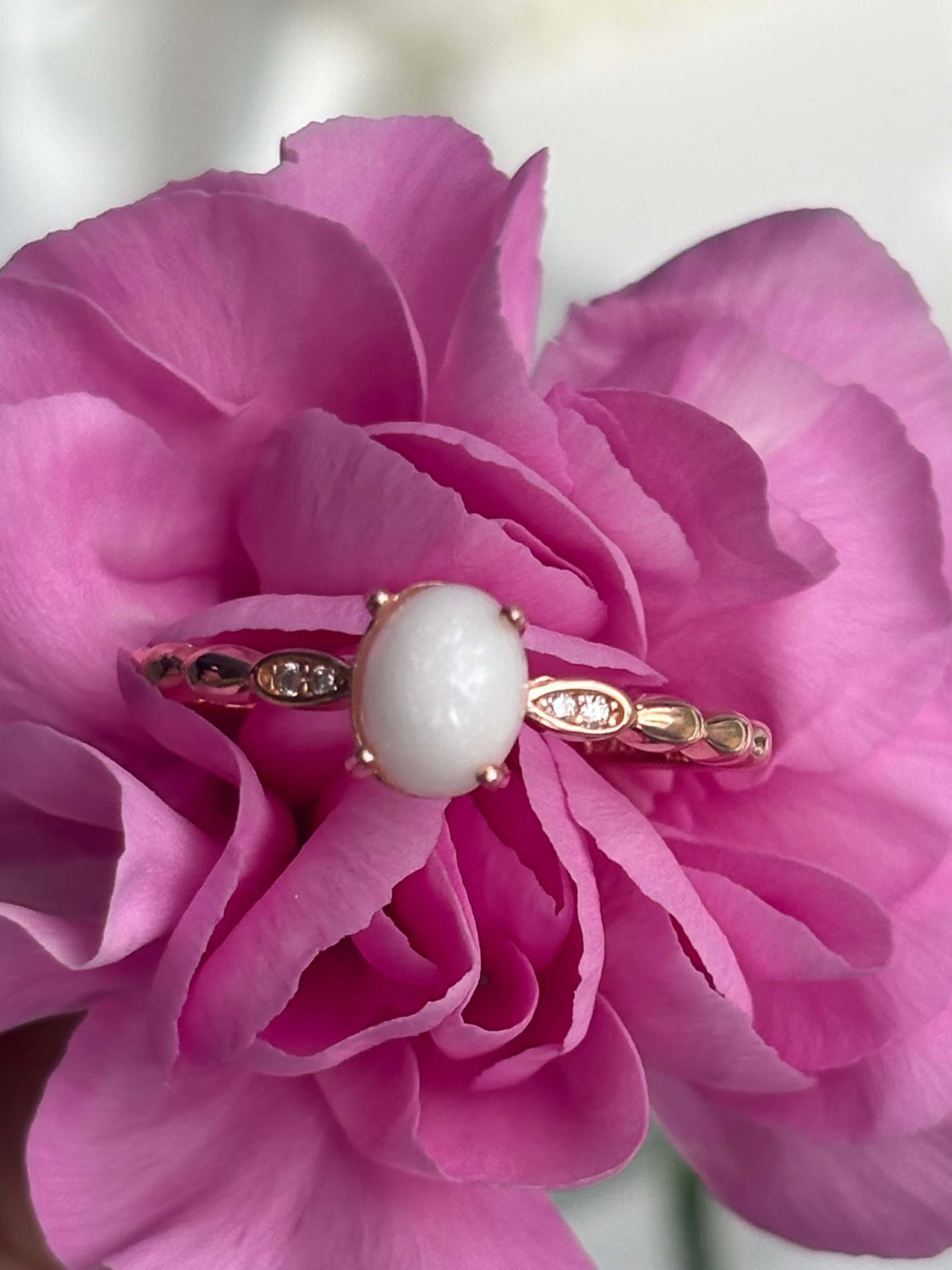 Elegant Oval Ring - Minimalist Memorial or Keepsake Ring