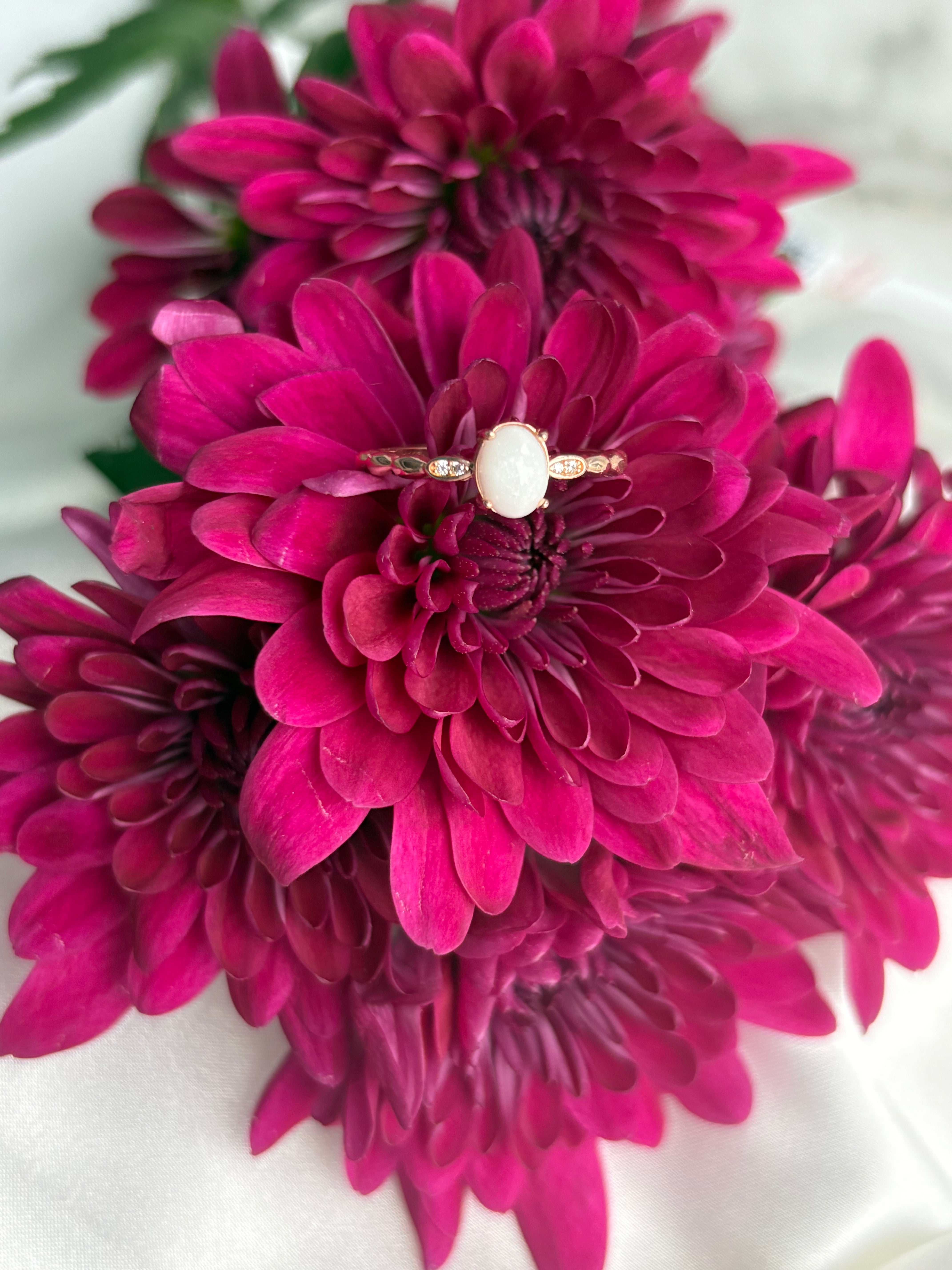 Elegant Oval Ring - Minimalist Memorial or Keepsake Ring