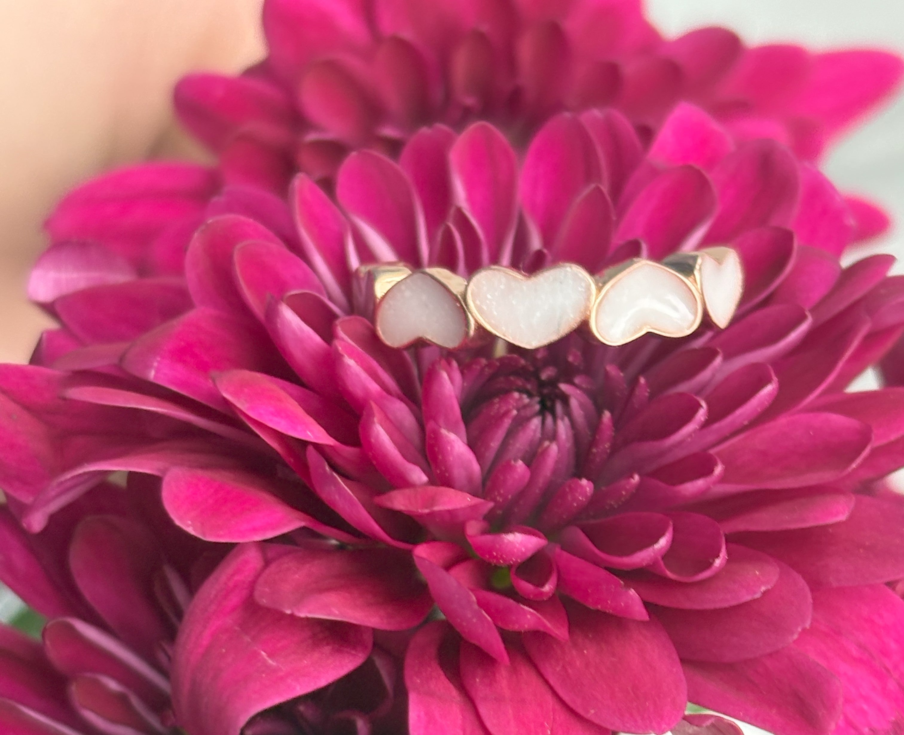 Custom memorial jewelry with ashes inclusion