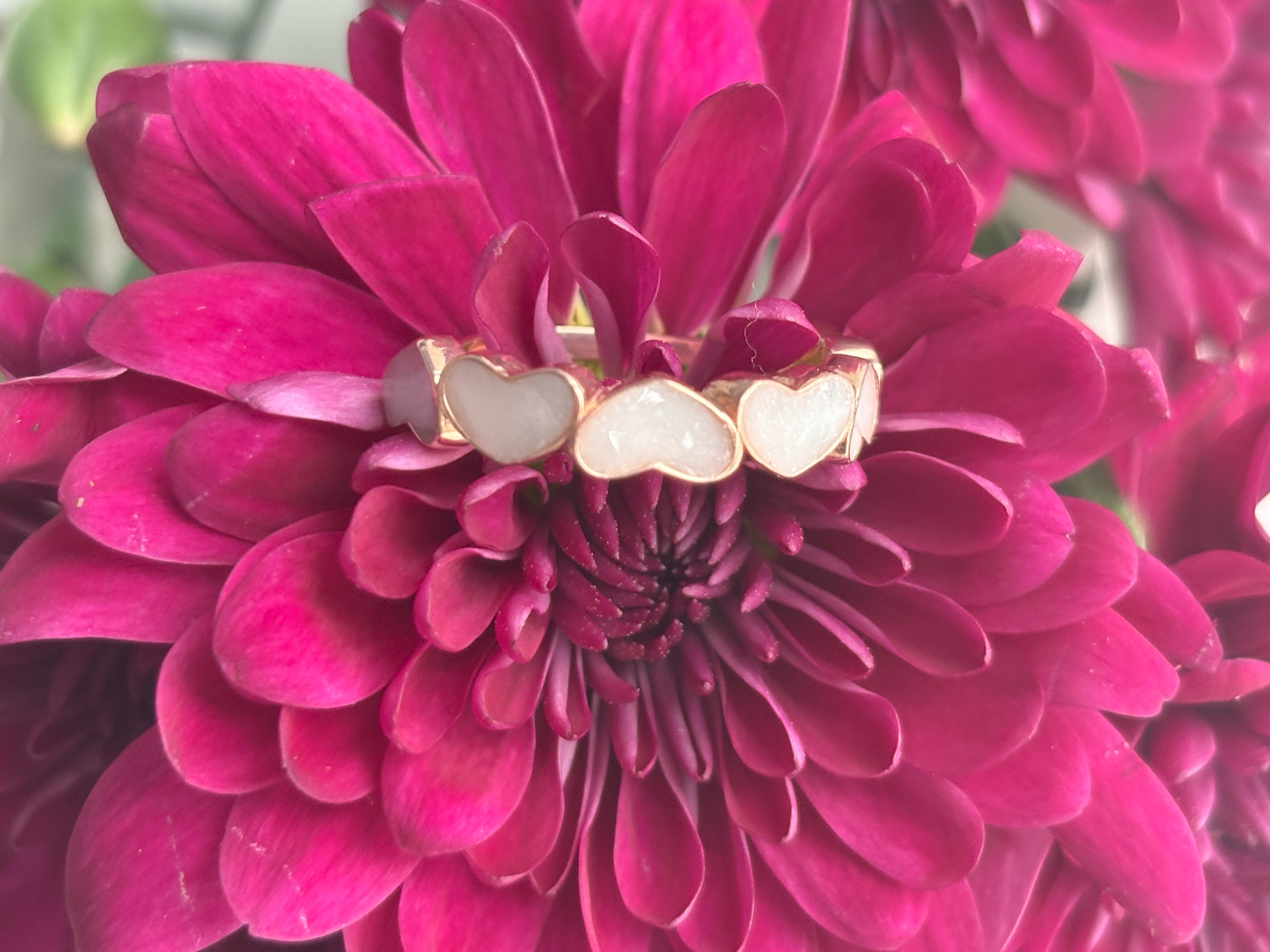 Forever in My Heart Ashes Ring- Personalized Cremation Keepsake Jewelry - Heart Memorial Ring