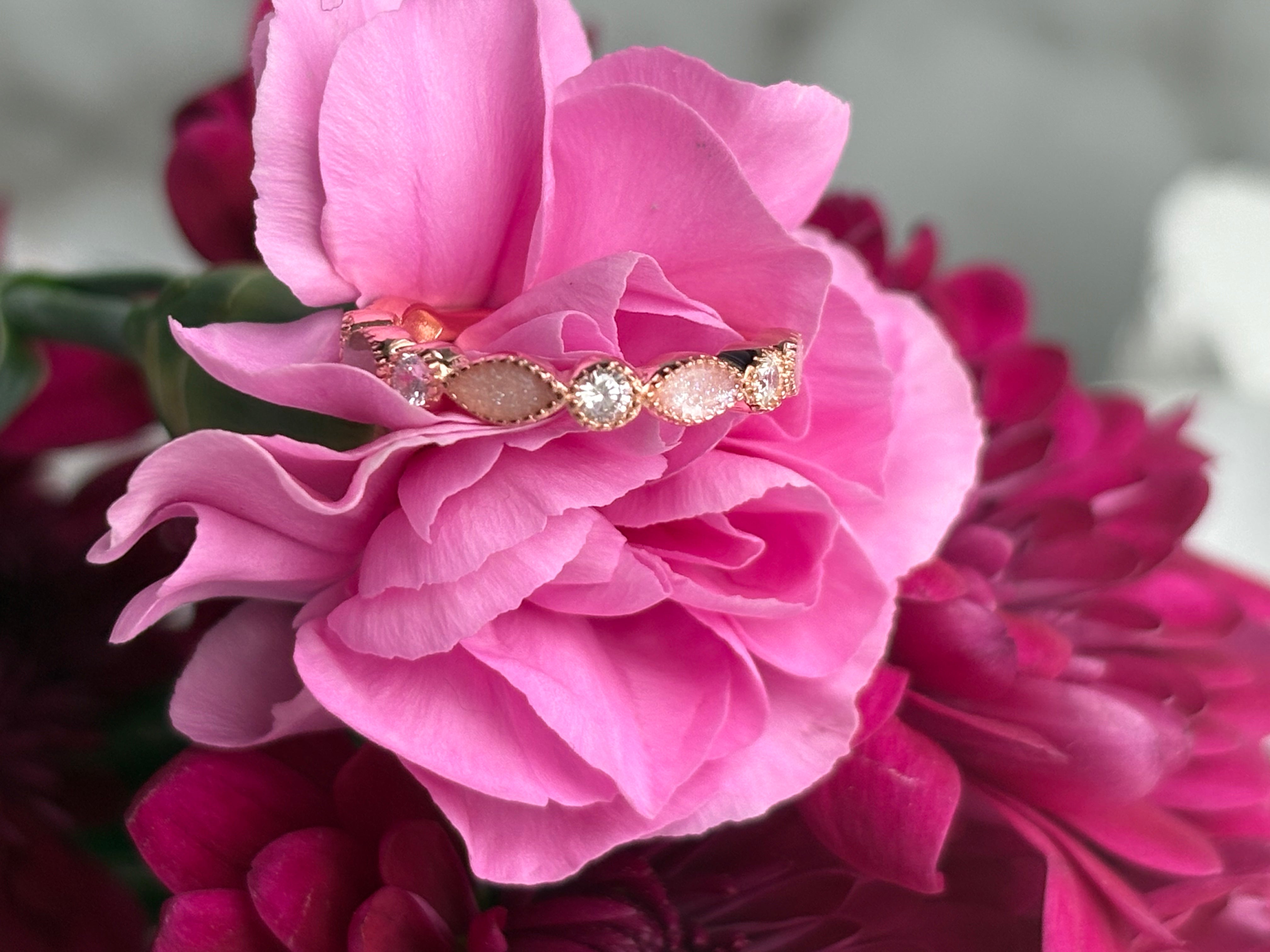 Eternity Band - Keepsake Ring for Ashes or Florals
