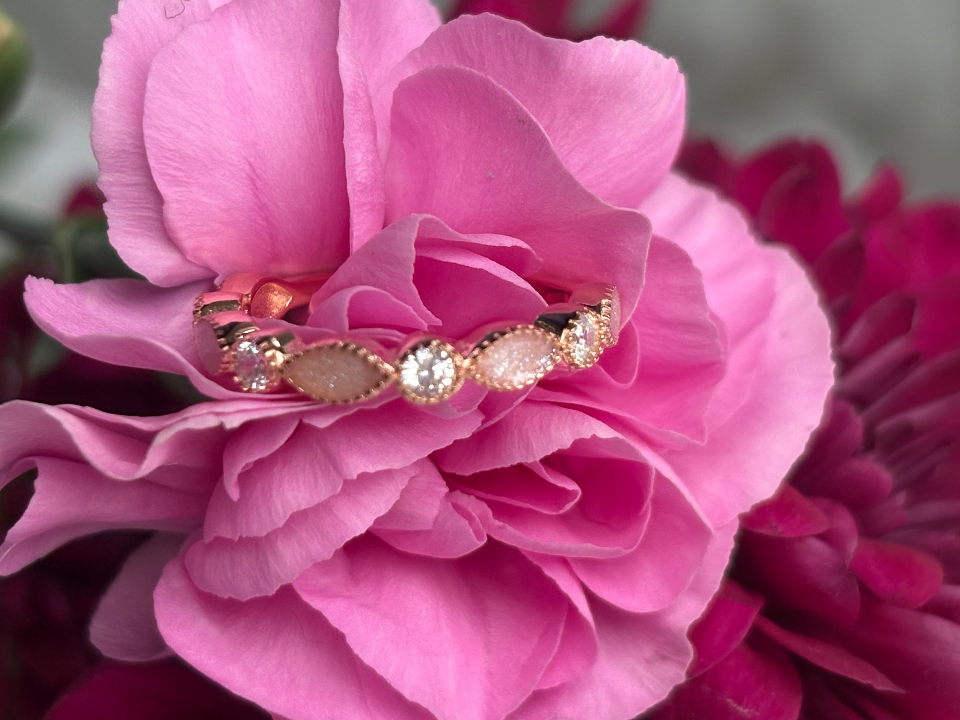 Eternity Band - Keepsake Ring for Ashes or Florals