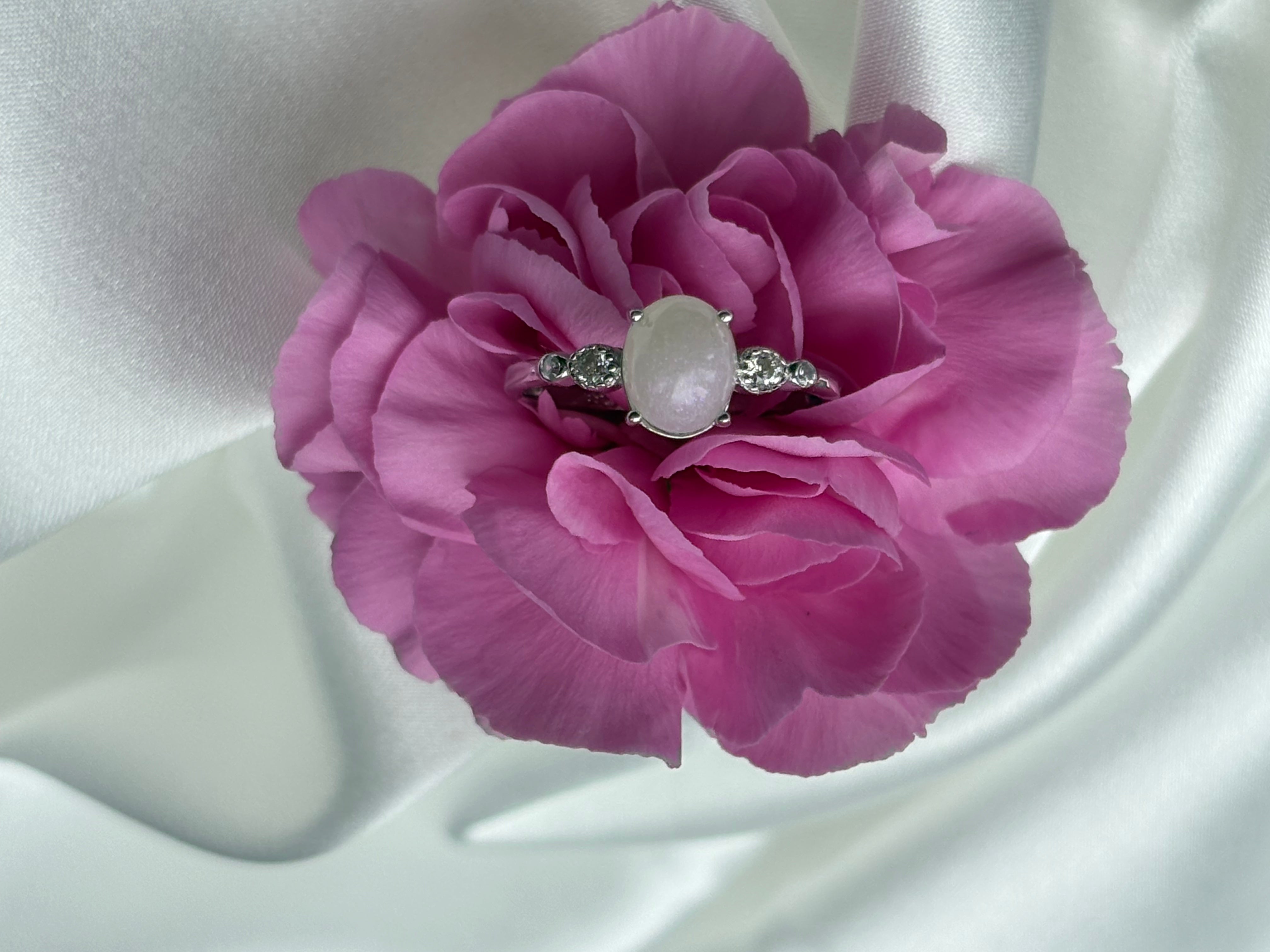 Crystal Keepsake Ring - Ashes or Breastmilk Memorial Jewelry