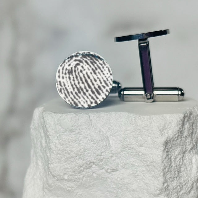Forever Yours Engraved Cufflinks – Personalized Gift for Him
