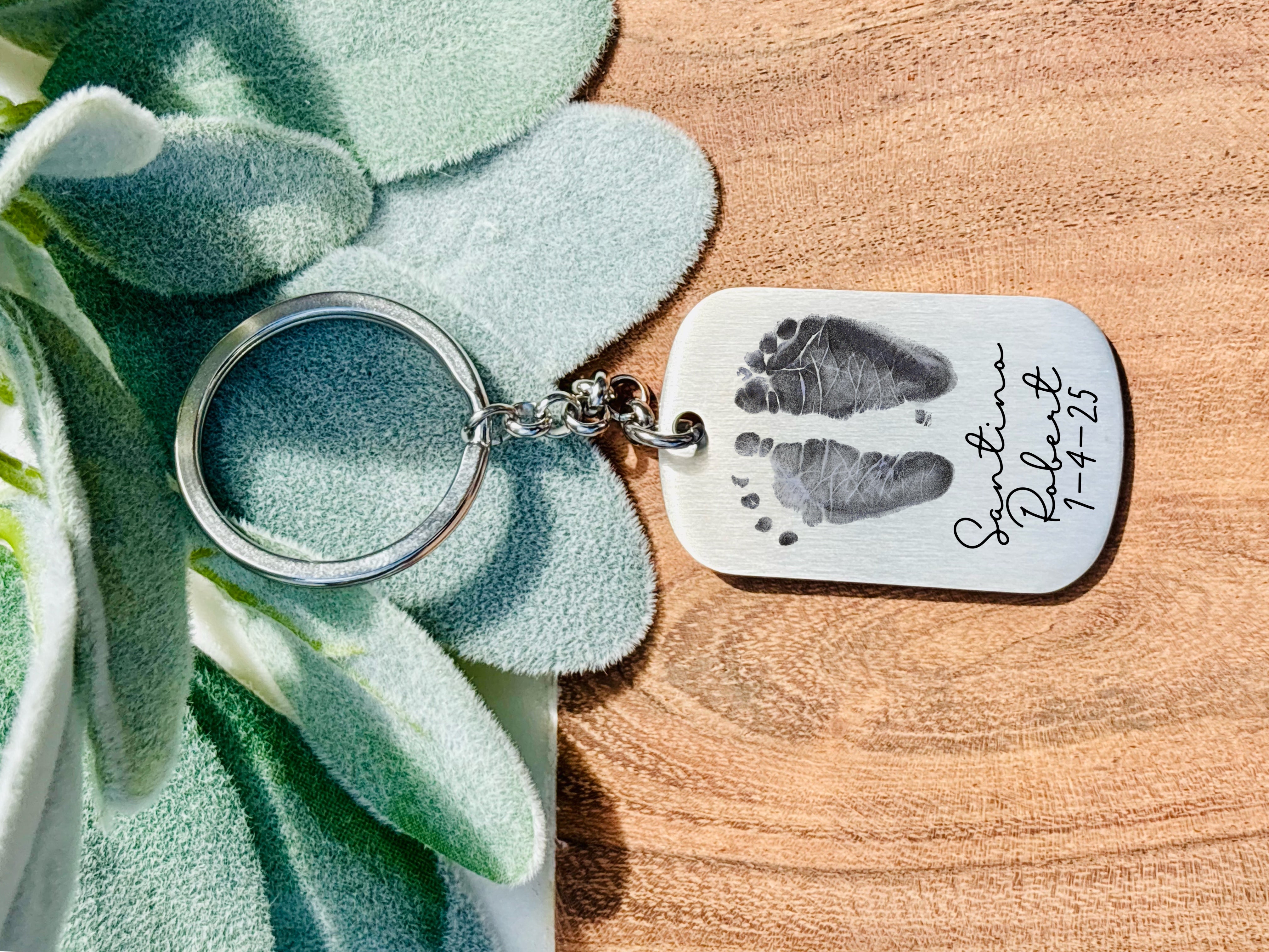 Engraved Keychain - Personalized Keepsake for Him or Her