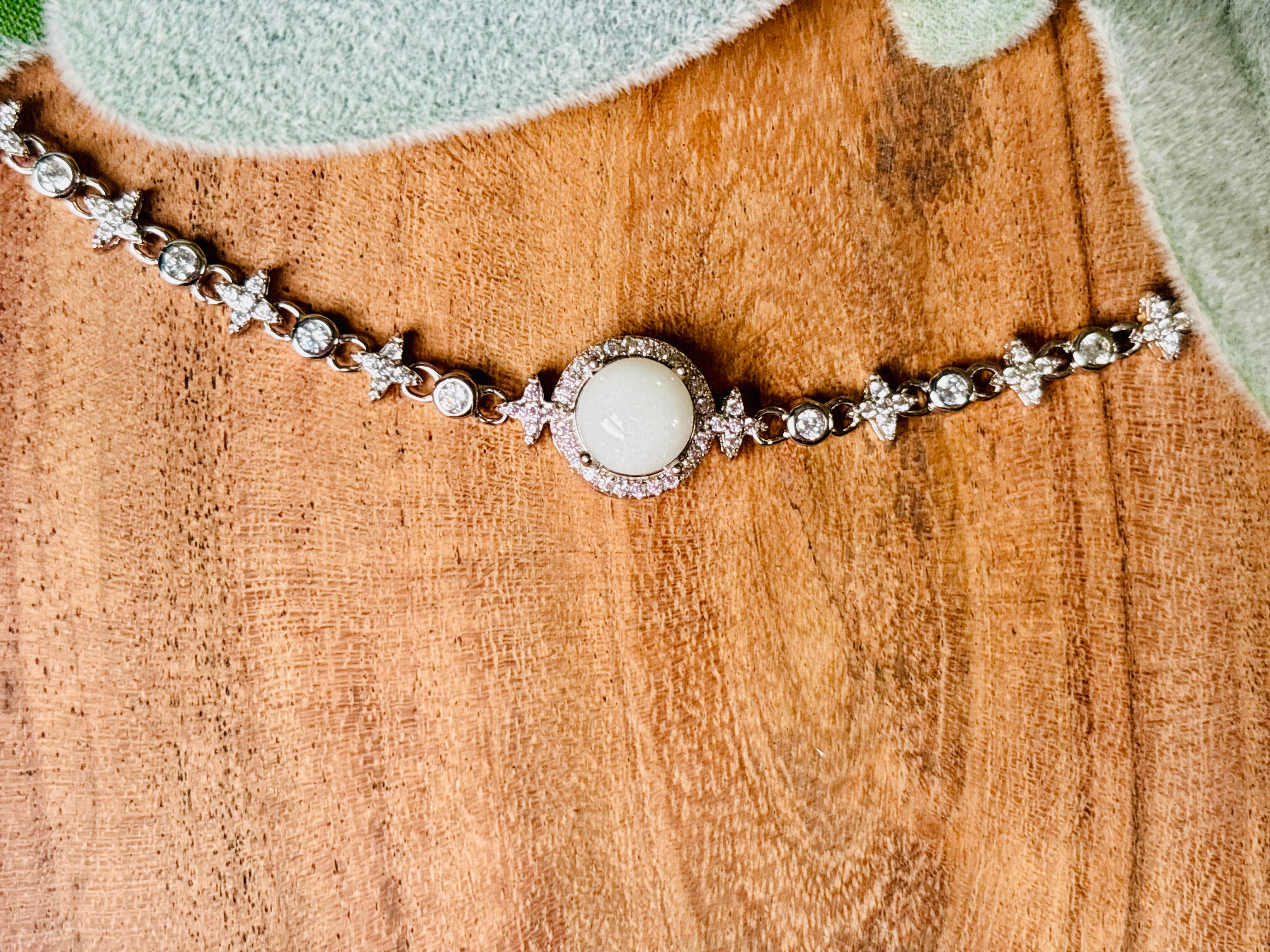 Christy Memorial Bracelet - Sparkling Keepsake with Ashes, Hair or Breastmilk