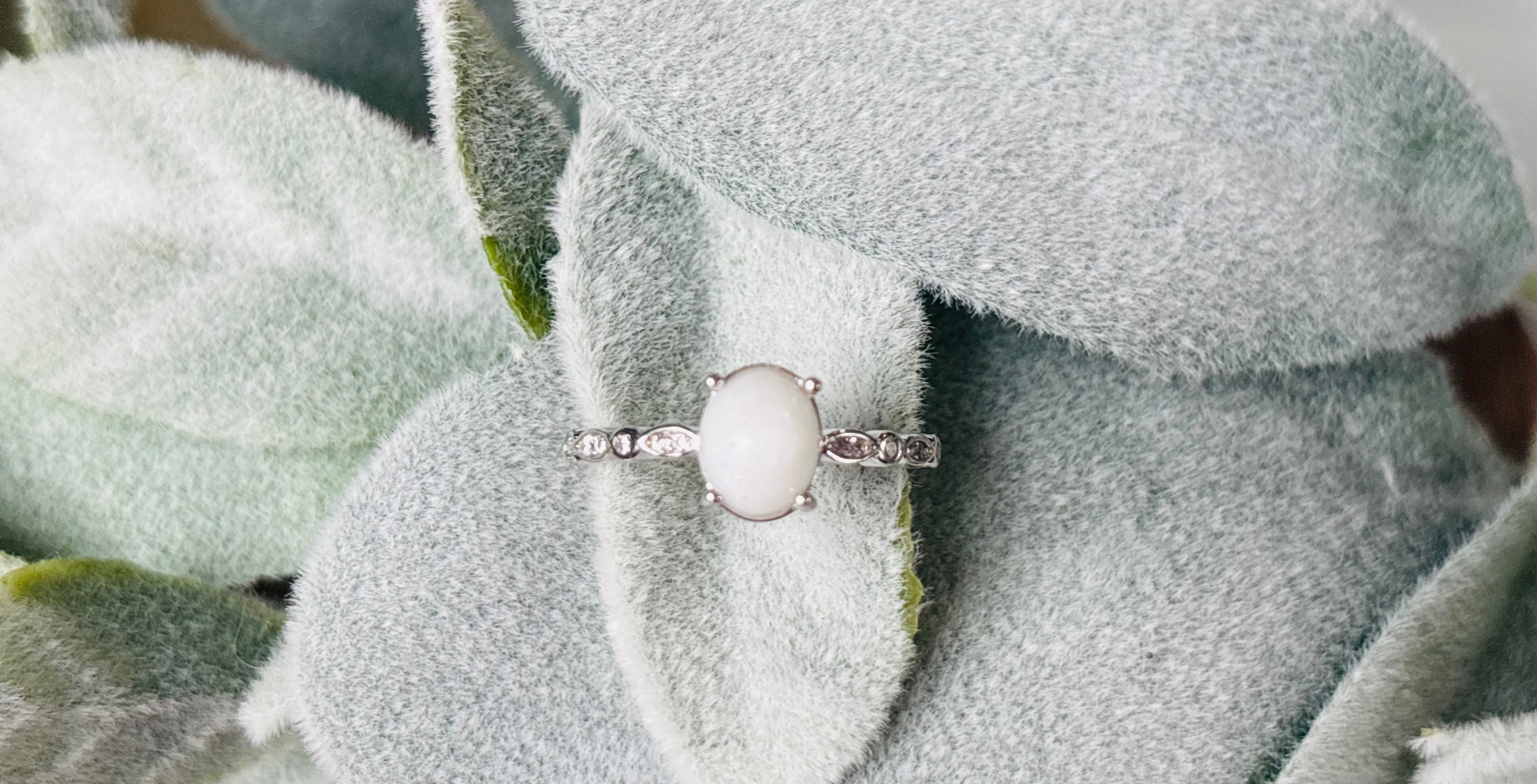 Ever After Marquise Breastmilk Ring - Custom Keepsake Ring-Hearts &amp; Halos