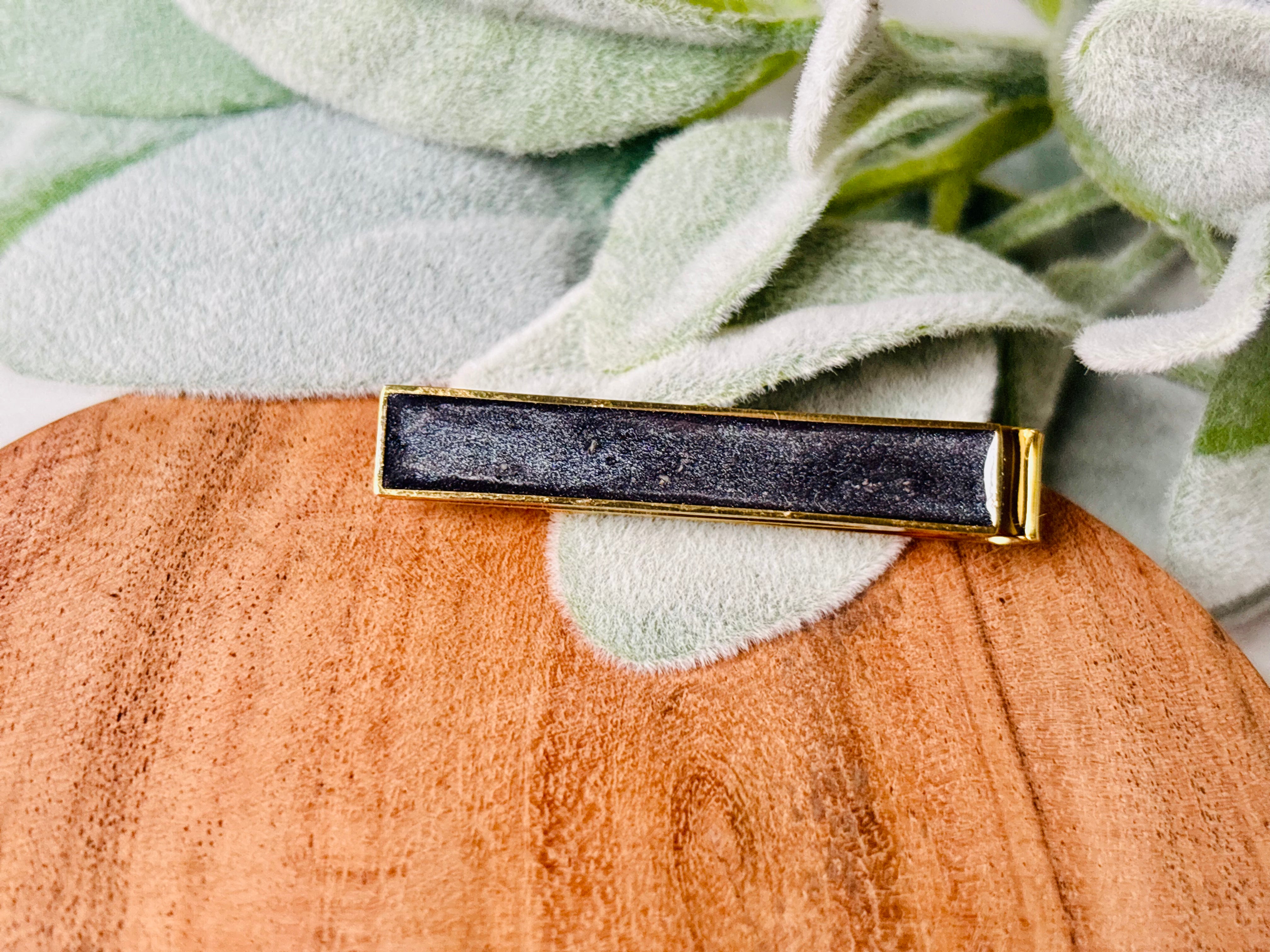 Evermore Ashes Tie Clip - Memorial Keepsake Jewelry