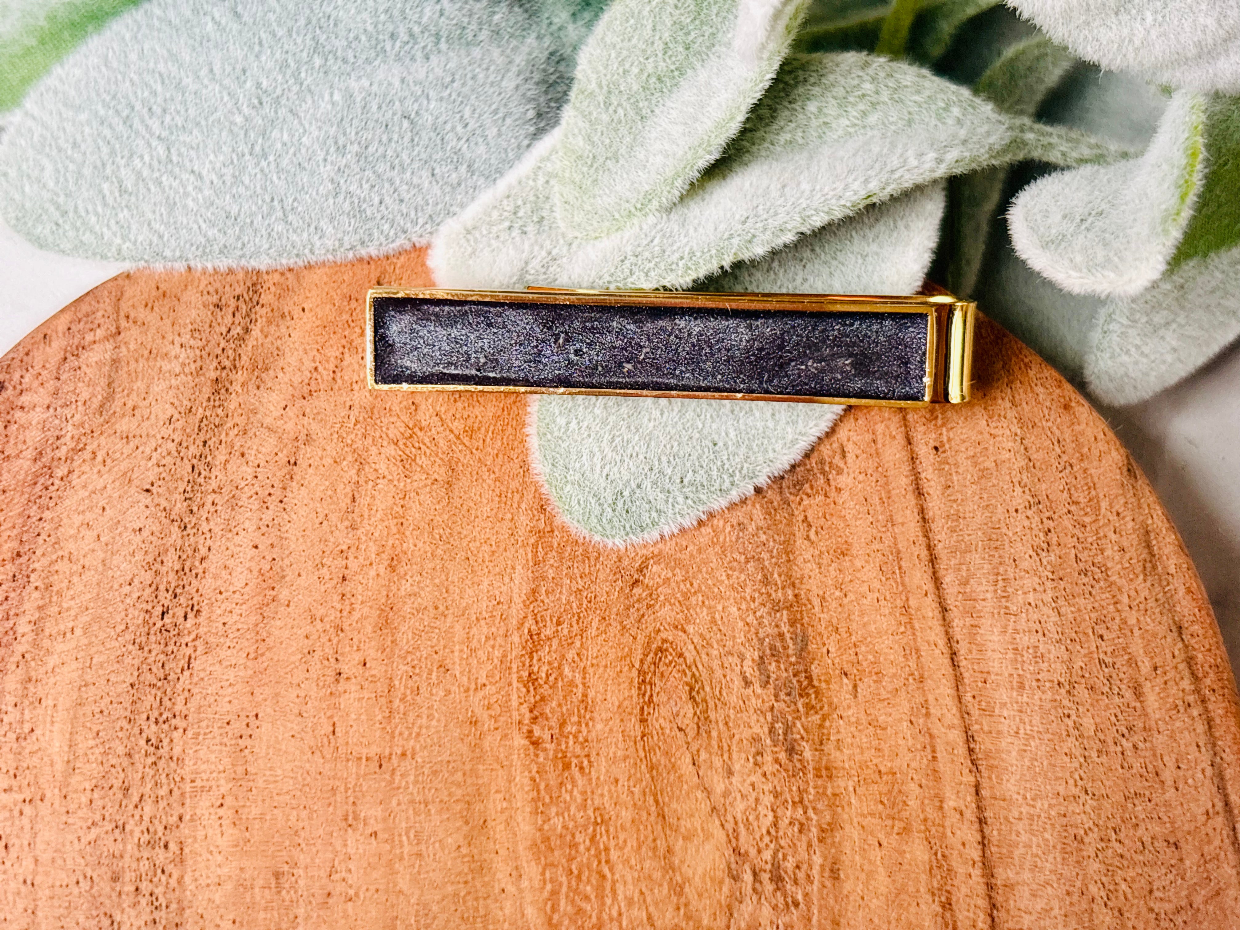Evermore Ashes Tie Clip - Memorial Keepsake Jewelry
