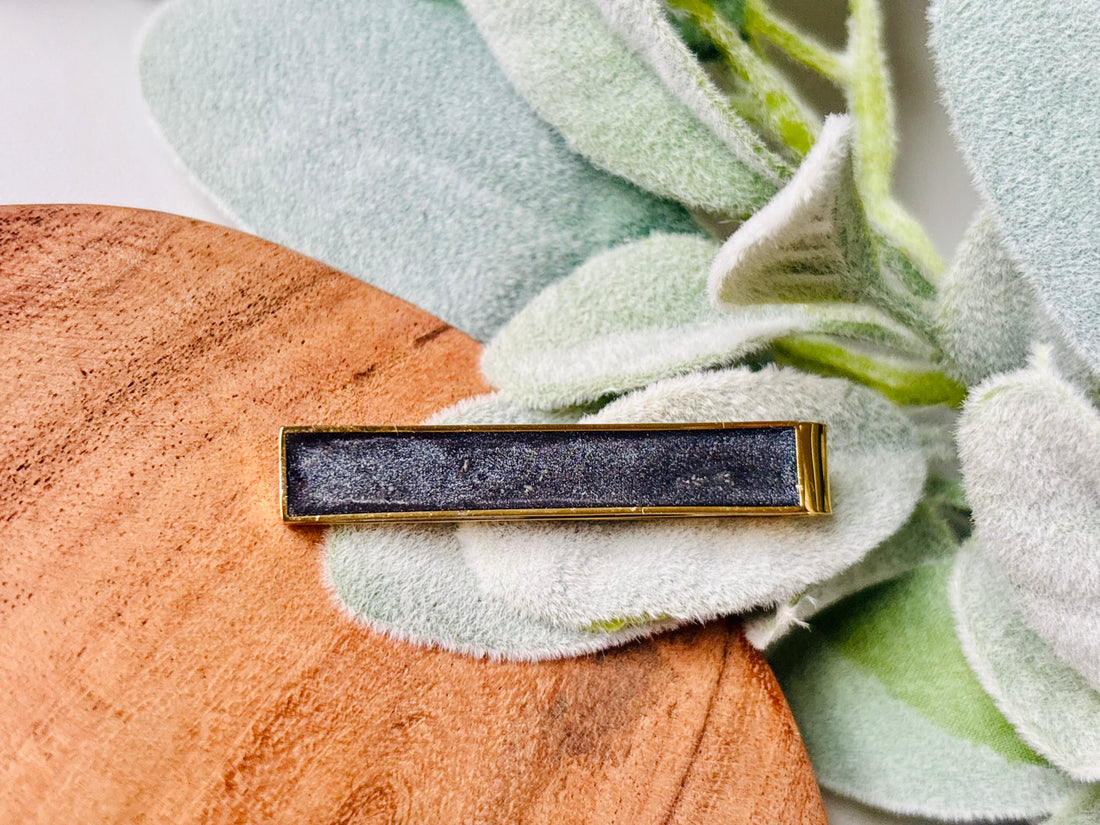 Evermore Ashes Tie Clip - Memorial Keepsake Jewelry