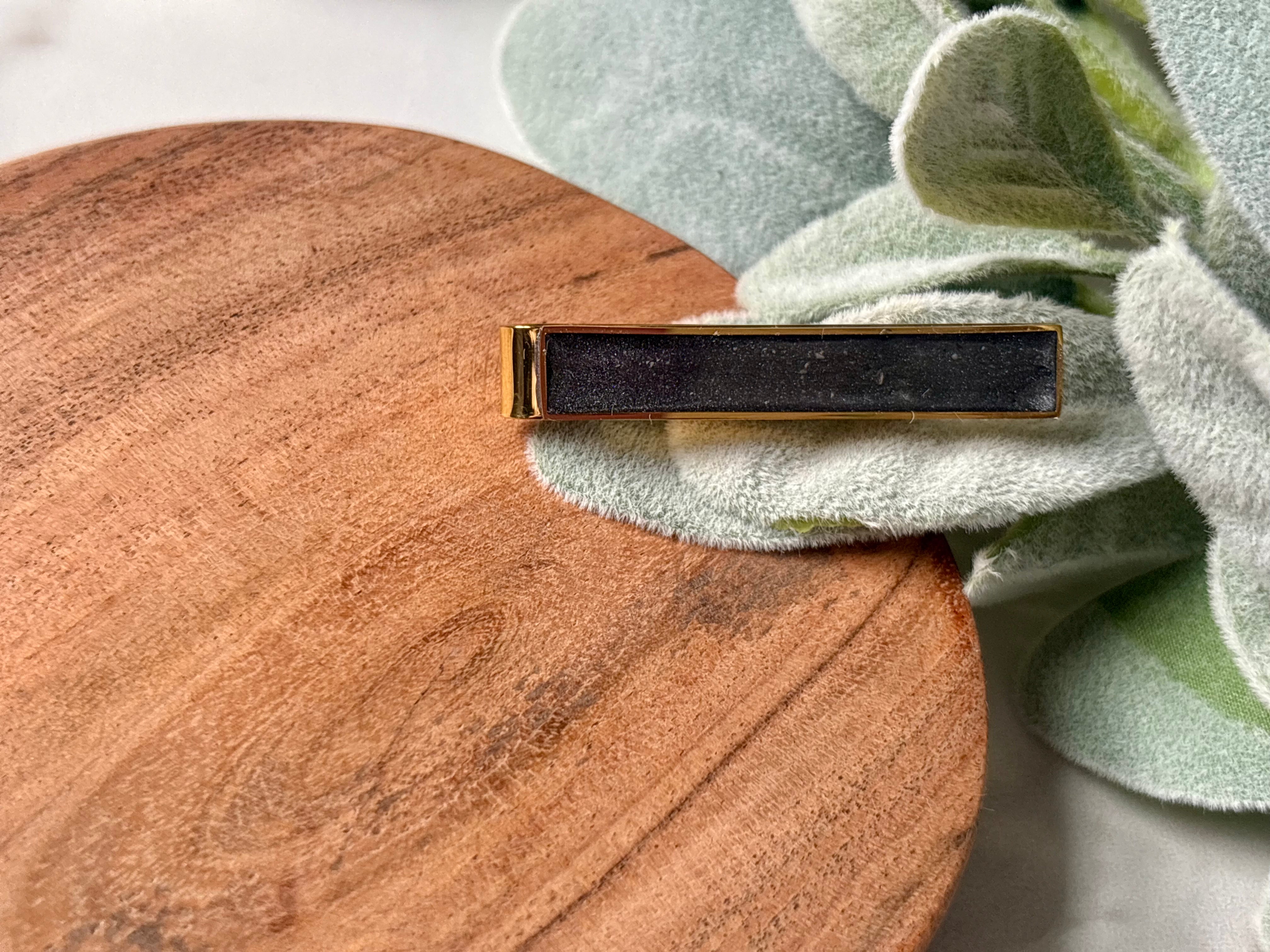 Evermore Ashes Tie Clip - Memorial Keepsake Jewelry