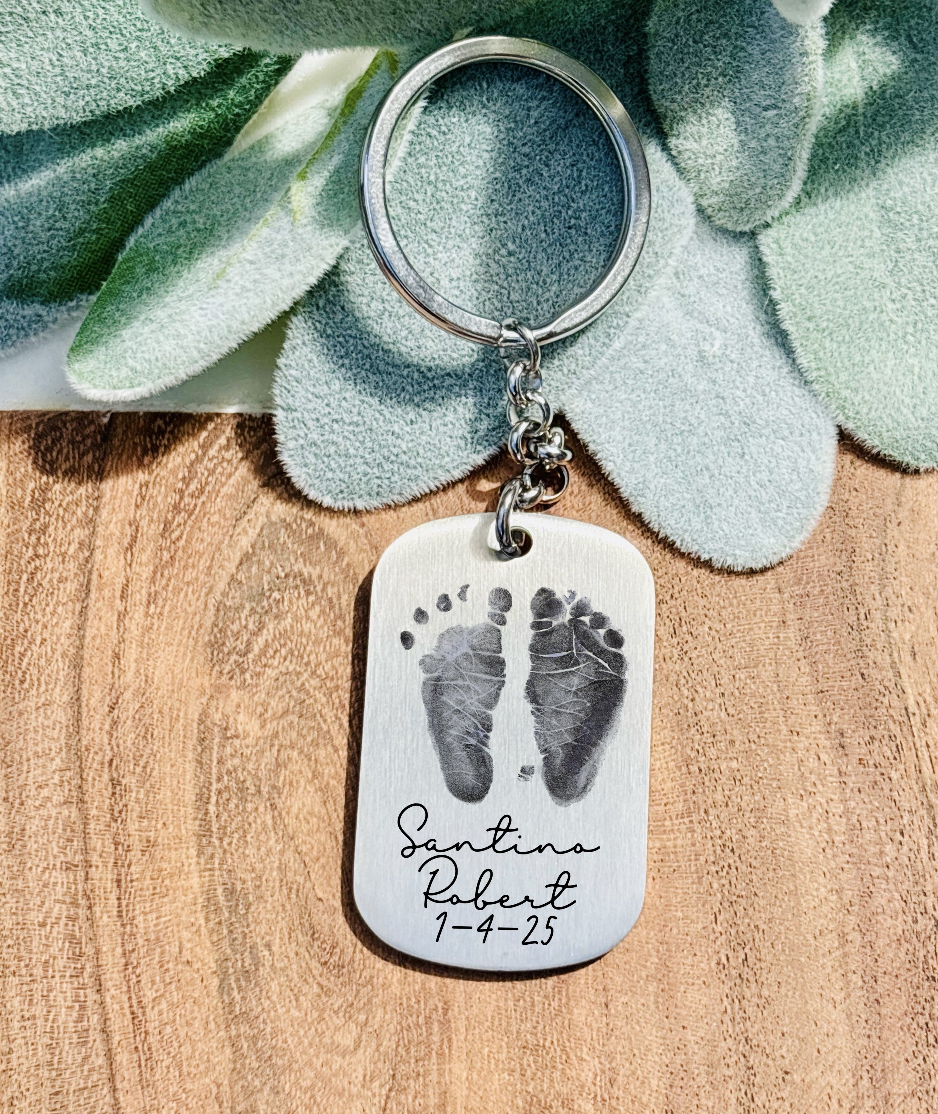Engraved Keychain - Personalized Keepsake for Him or Her