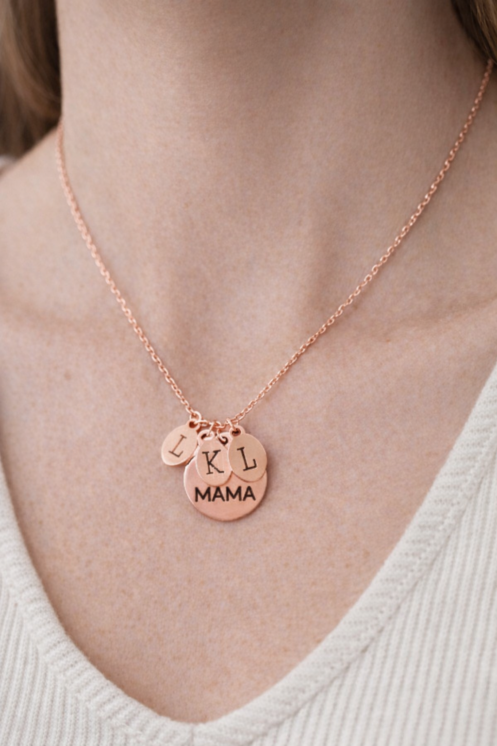 Personalized Initial Necklace - Waterproof Jewelry