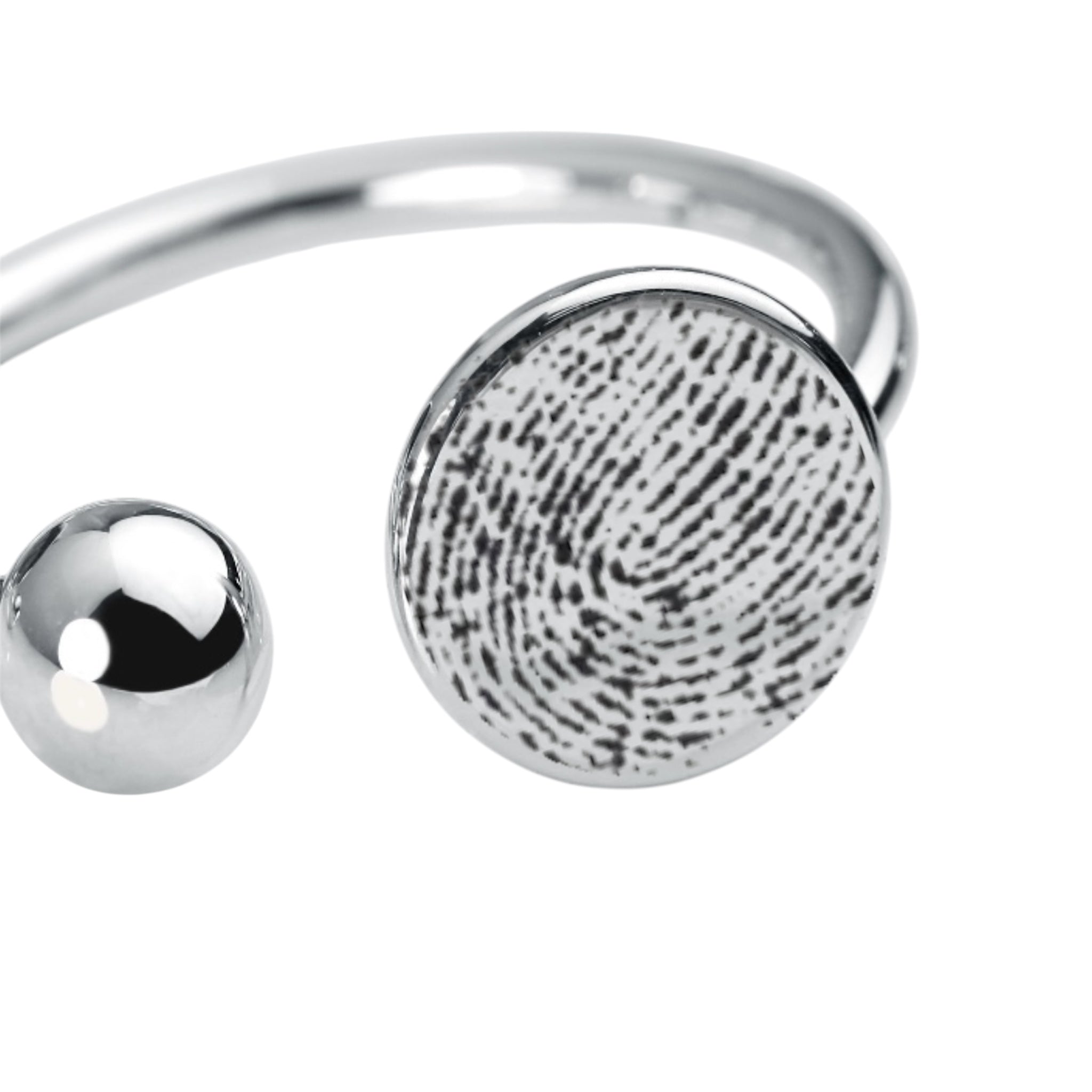 Fingerprint Ring - Custom Engraved Memorial Jewelry