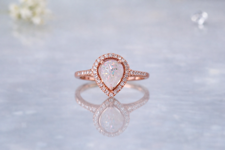 Halo Tear drop breastmilk ring