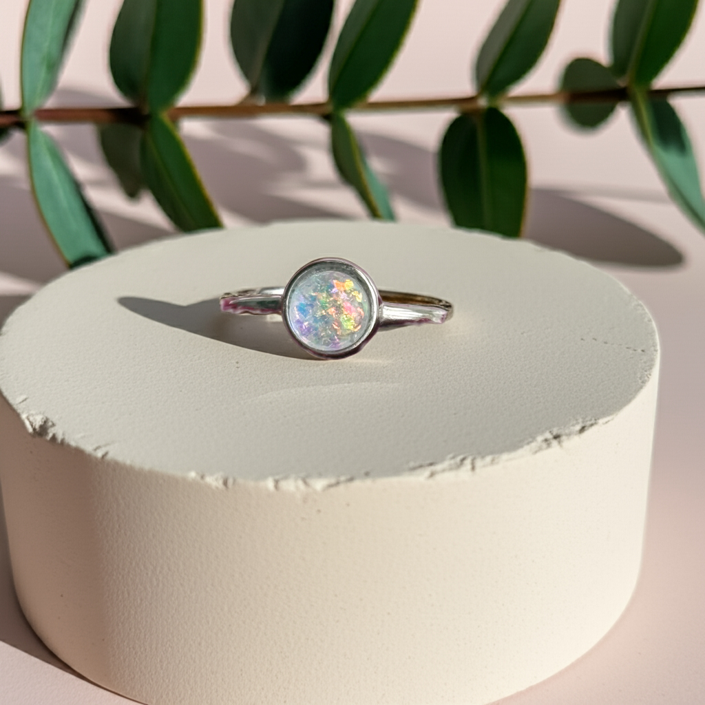 Vincent Ring - Memorial Ring for Ashes, Breastmilk, Cremation, Hair