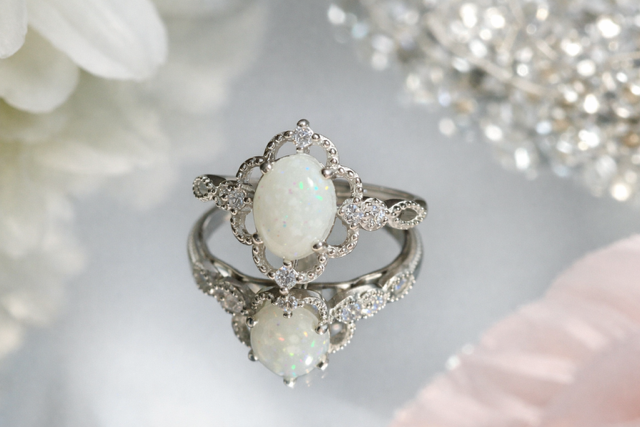 Ophelia Oval Breastmilk Ring