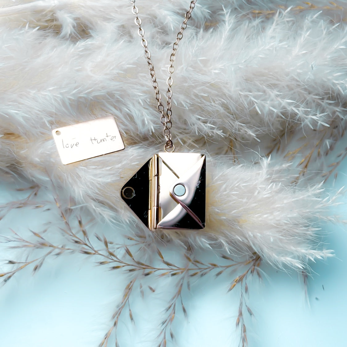 Secret Message Necklace - Hidden Letter Keepsake Pendant