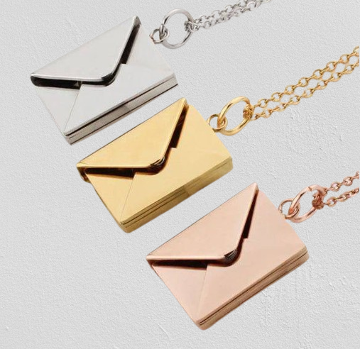 Secret Message Necklace - Hidden Letter Keepsake Pendant