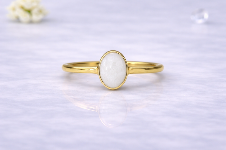 gold breastmilk ring